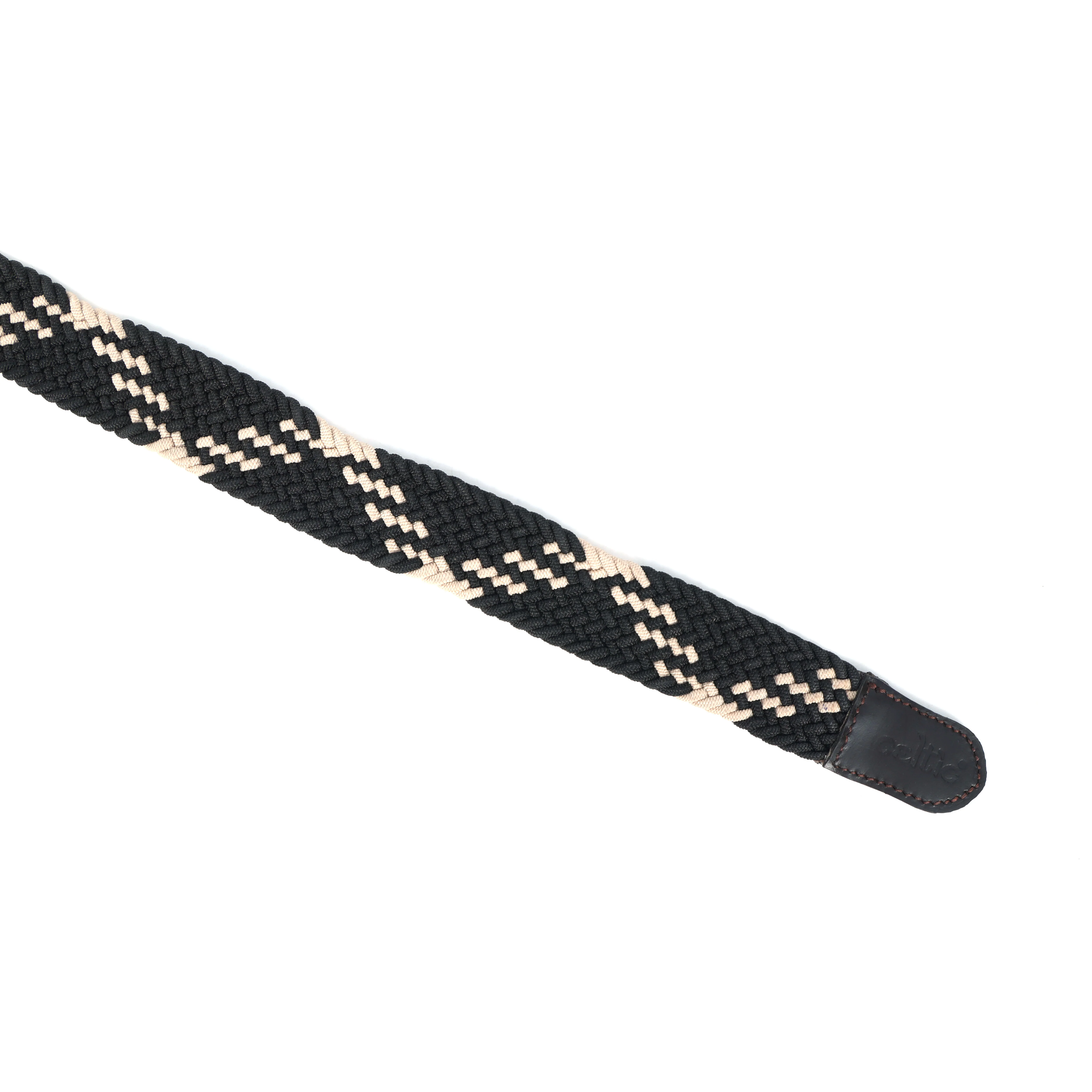 Unisex Handwoven Elastic Belt With Leather Finish And Metal Buckle For Casual Wear - Image 6
