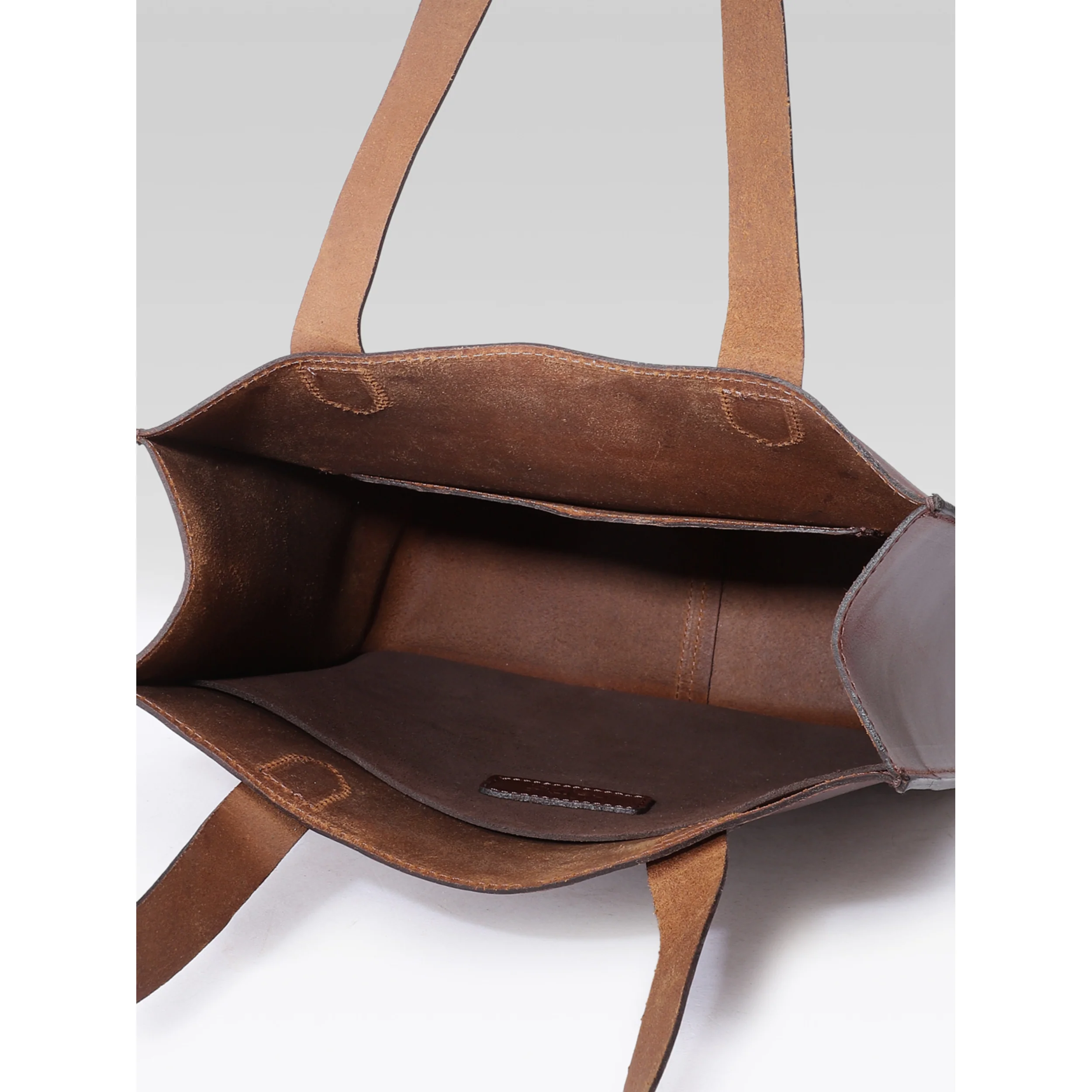 Premium Genuine Leather Tote Bag with Front Pocket Minimal & Durable Everyday Carry - Image 7
