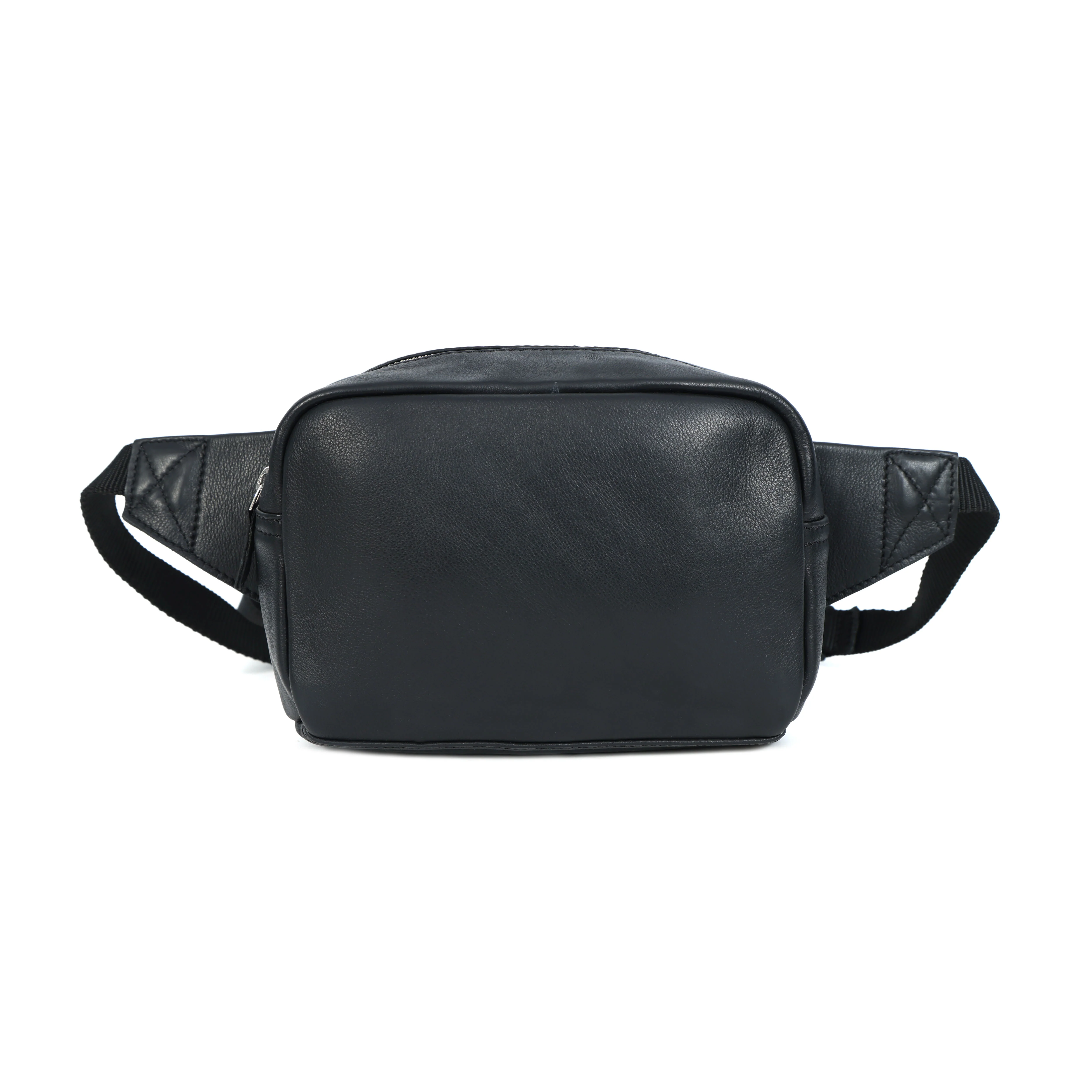 Premium Genuine Leather Waist & Crossbody Bag with Adjustable Strap & Zip Closure - Image 3