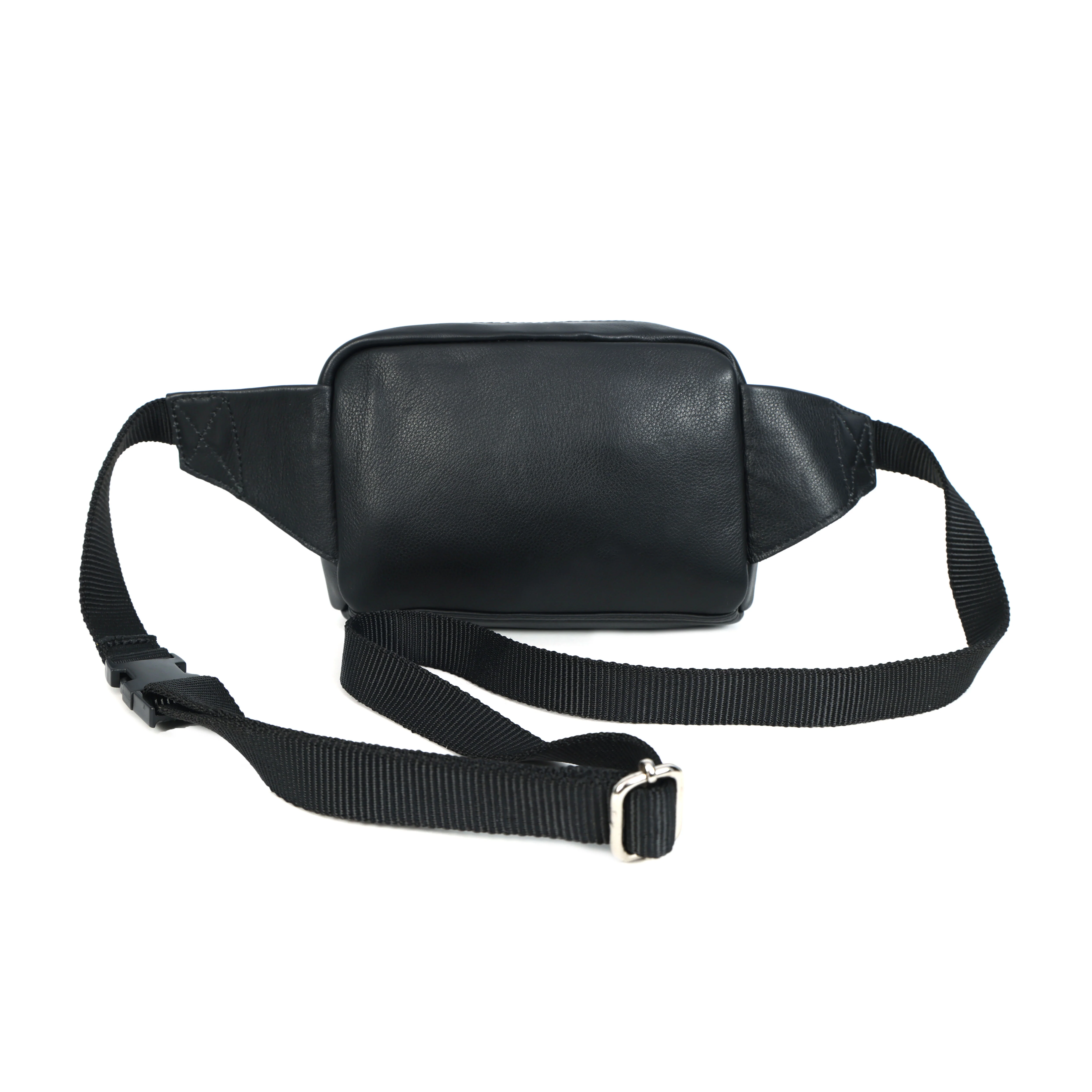 Premium Genuine Leather Waist & Crossbody Bag with Adjustable Strap & Zip Closure - Image 6