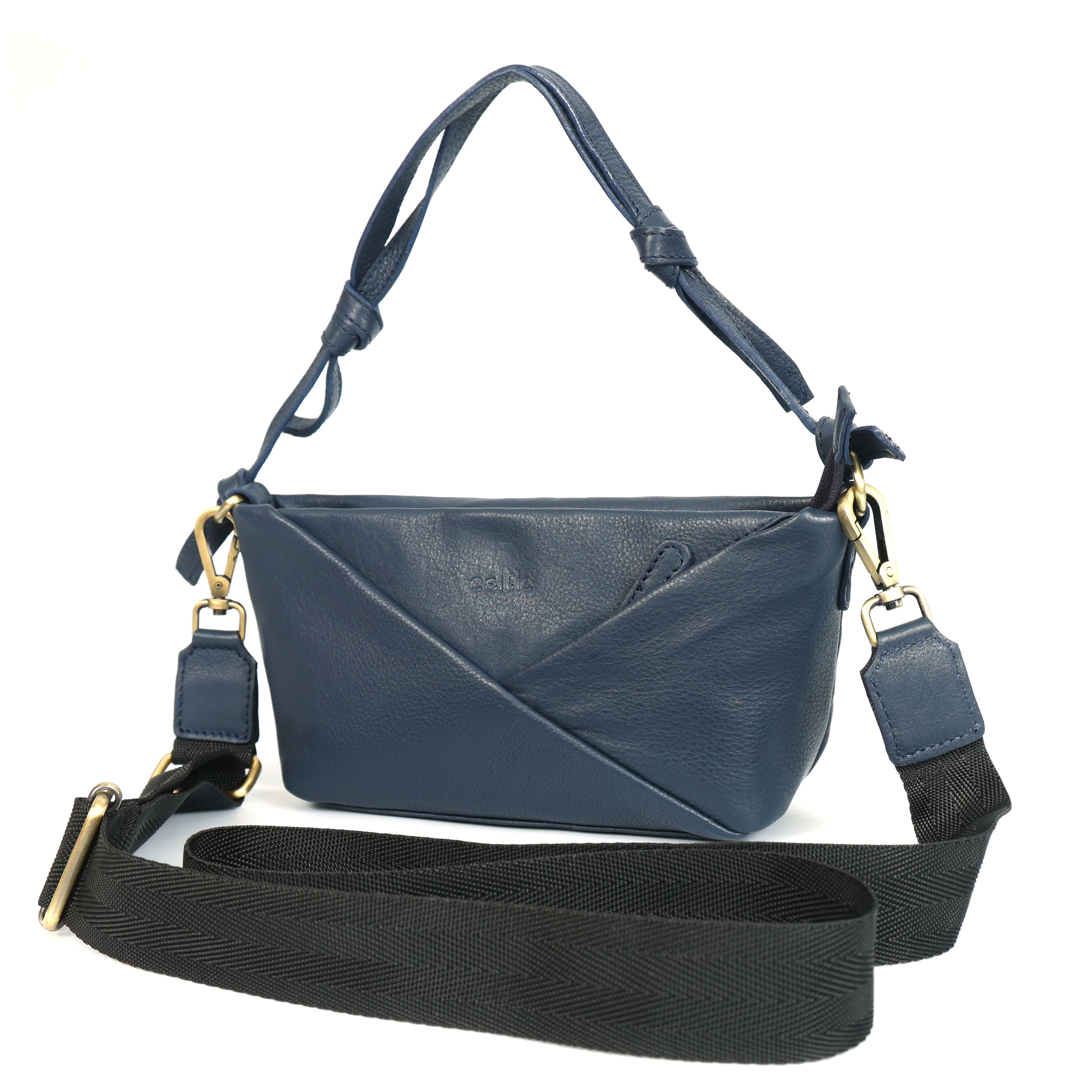 Premium Leather Hobo Shoulder Bag with Adjustable Strap, Zip Closure & Inner Pockets - Image 5