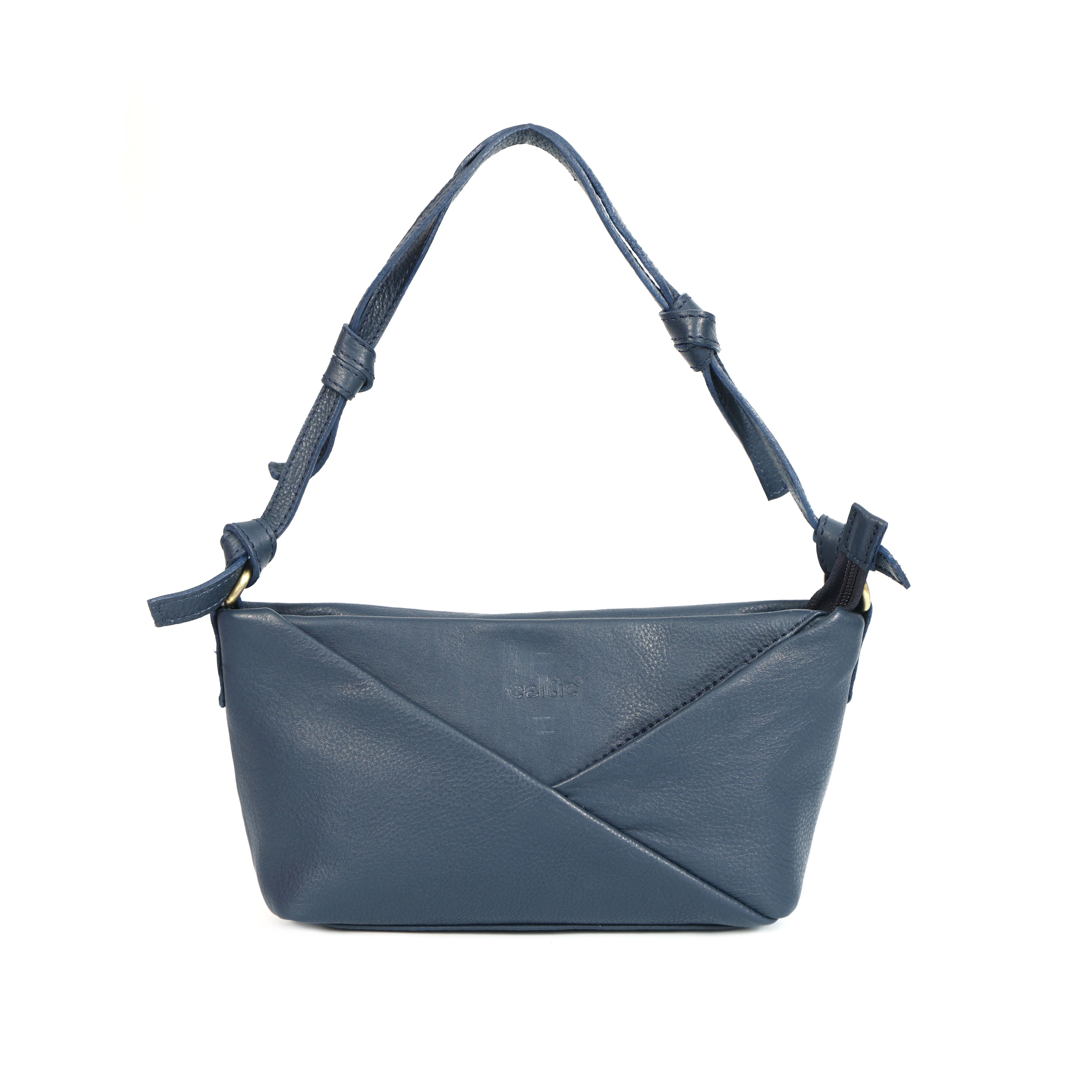 Premium Leather Hobo Shoulder Bag with Adjustable Strap, Zip Closure & Inner Pockets - Image 6