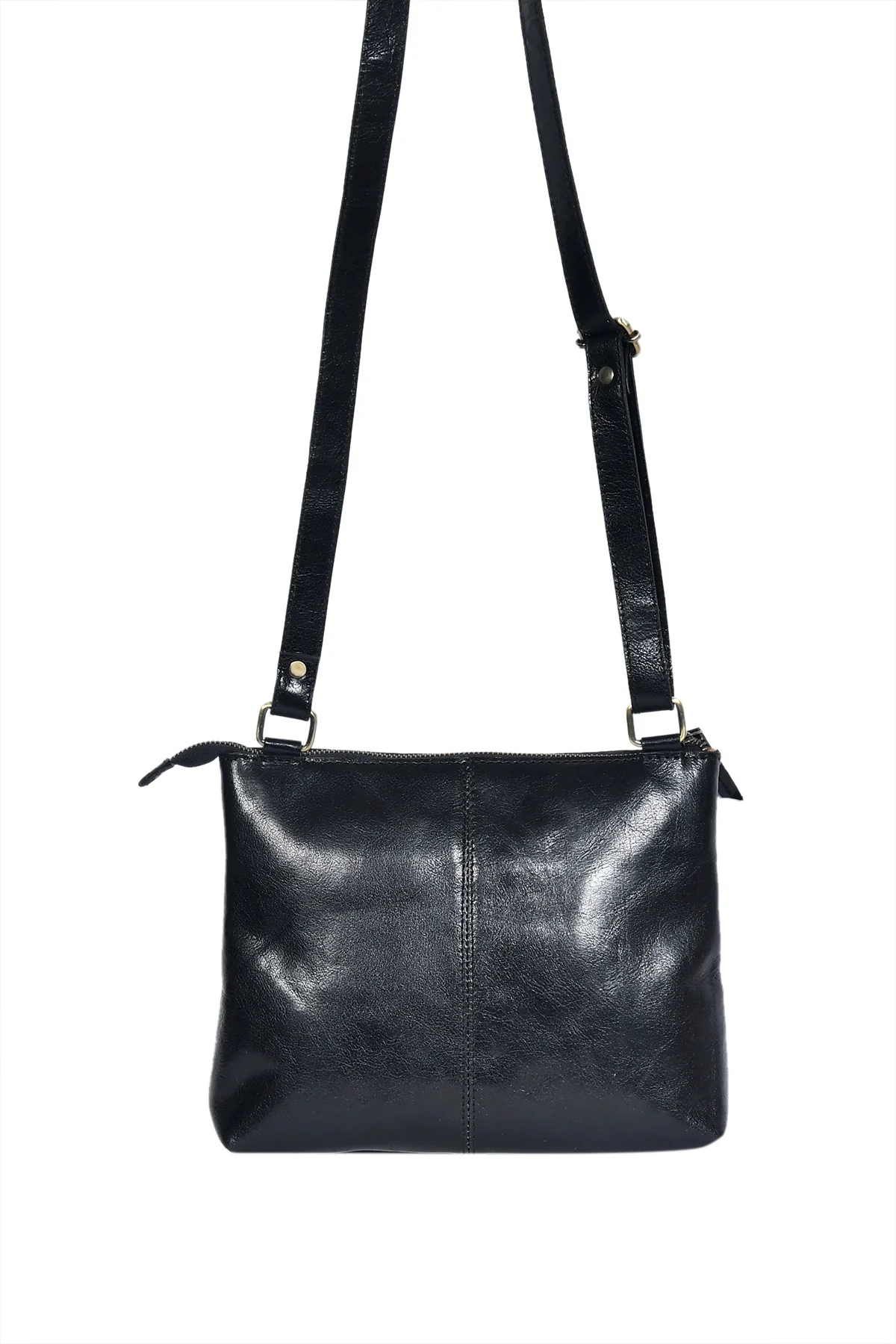 Premium Leather Crossbody Sling Bag Lightweight Everyday Travel Purse - Image 3
