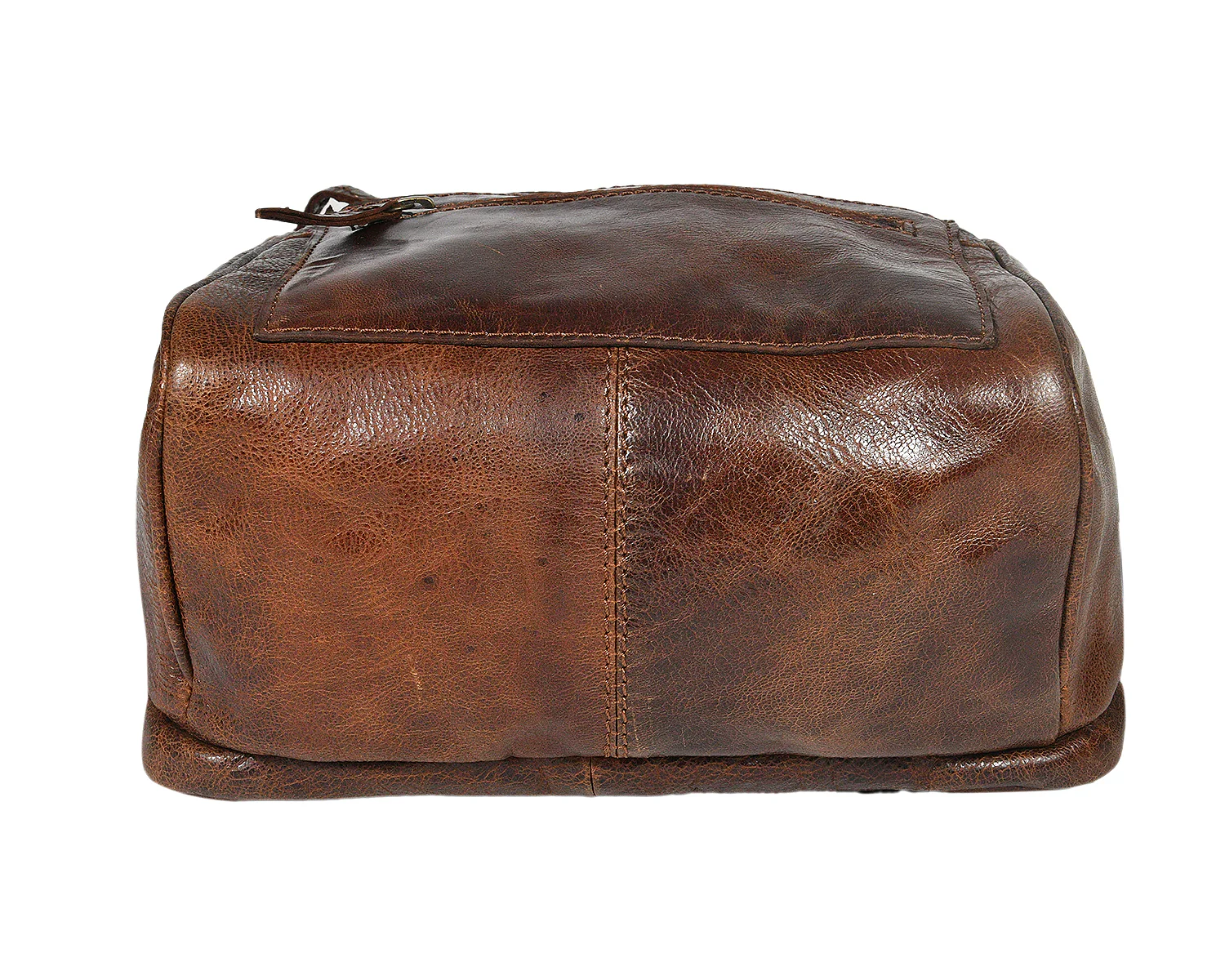 Vintage Leather Mini Backpack with Multiple Pockets & Adjustable Straps - Image 19