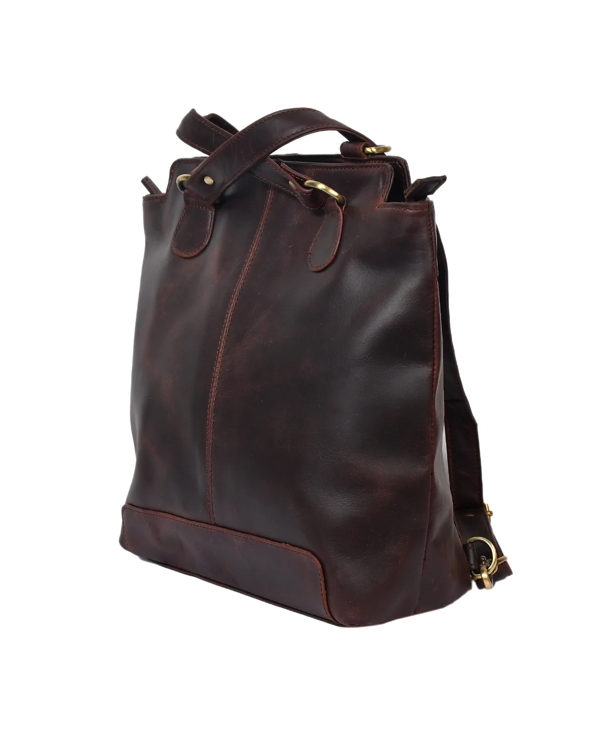Premium Leather Unisex Backpack Everyday Travel & Office Use - Image 4