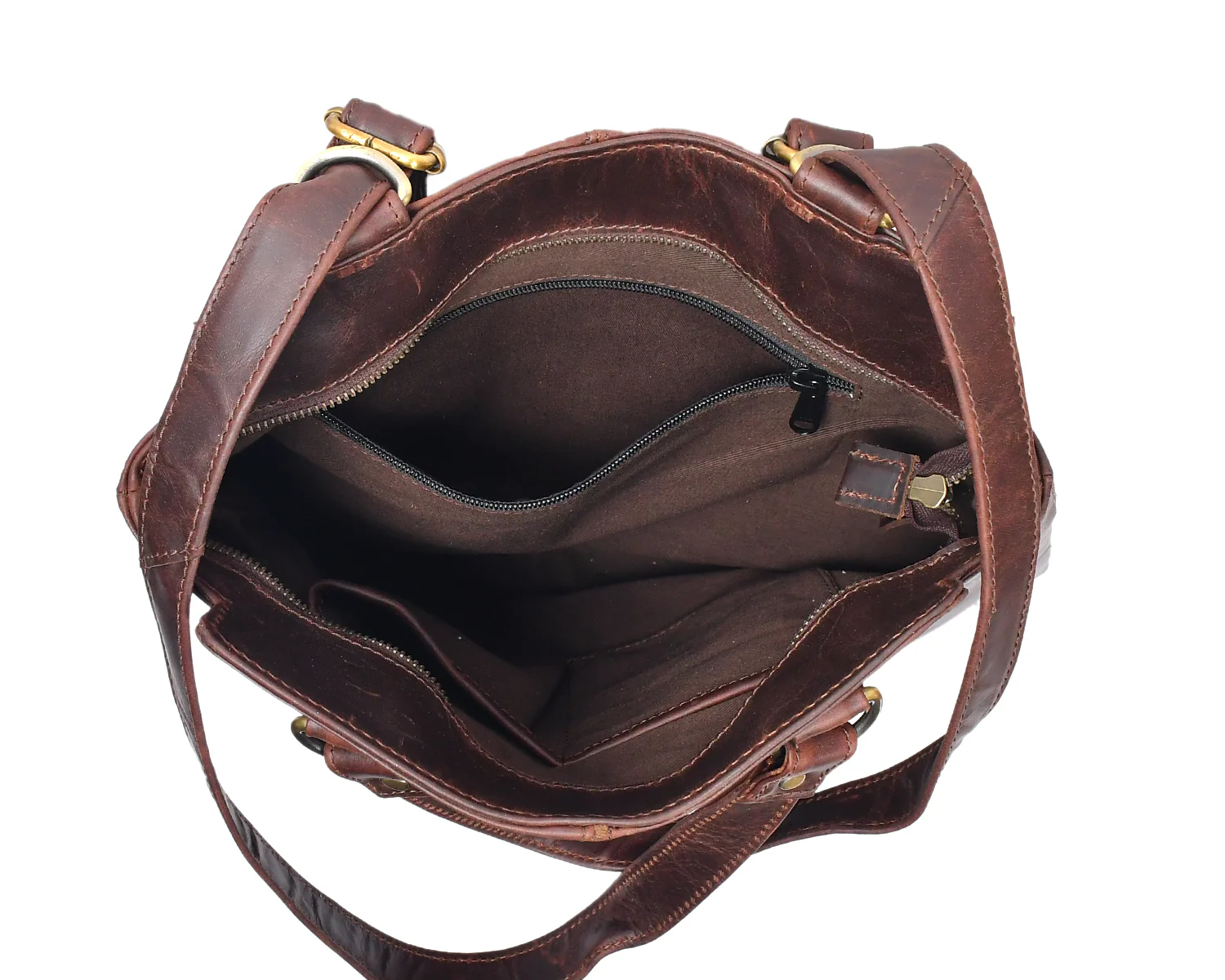 Premium Leather Unisex Backpack Everyday Travel & Office Use - Image 6