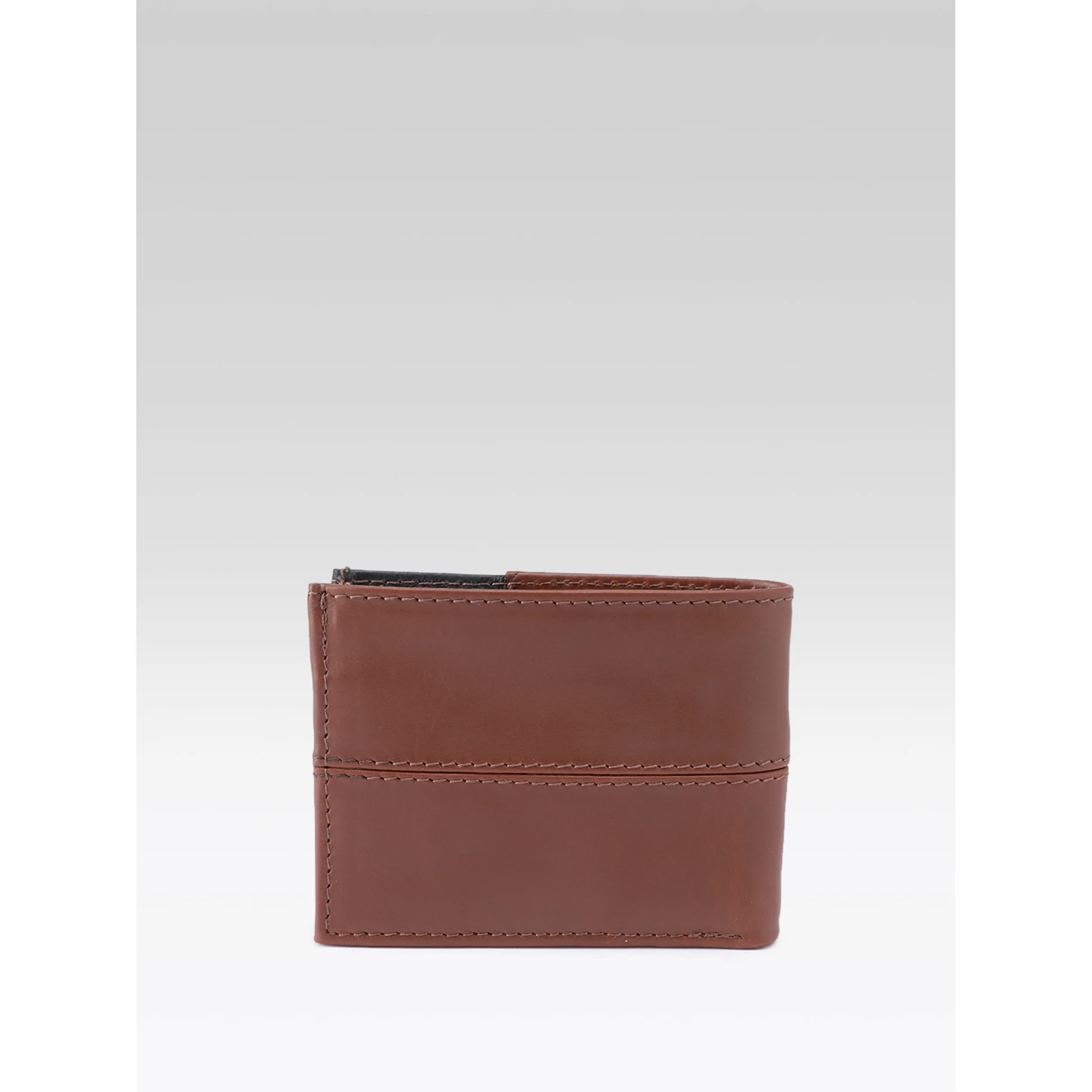 Premium Two-Tone Genuine Leather Mens Wallet | Slim Bifold Export Quality with Coin Pocket - Image 3