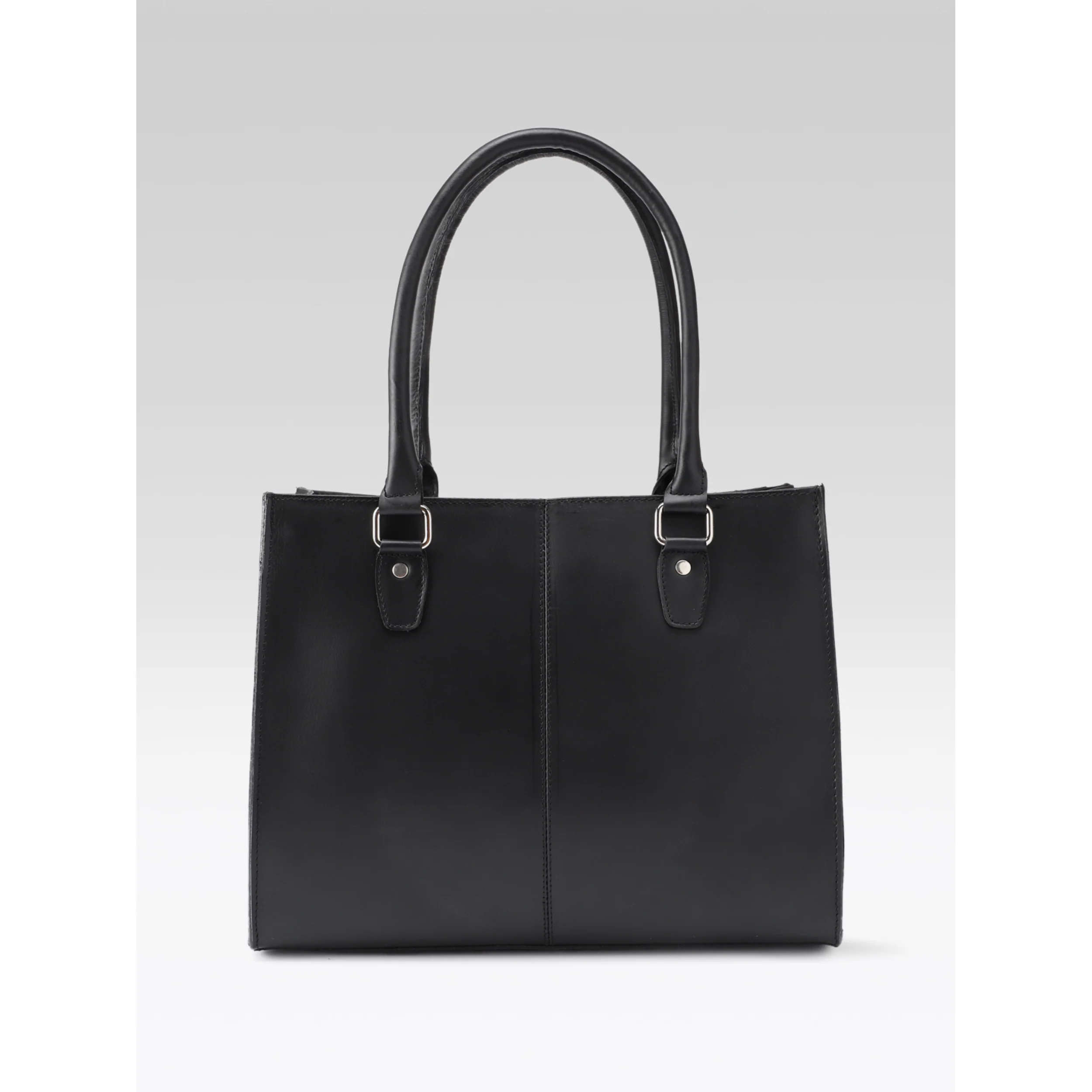 Premium Croc-Embossed Leather Tote with Dual Handles, Zip Closure & Detachable Strap - Image 5