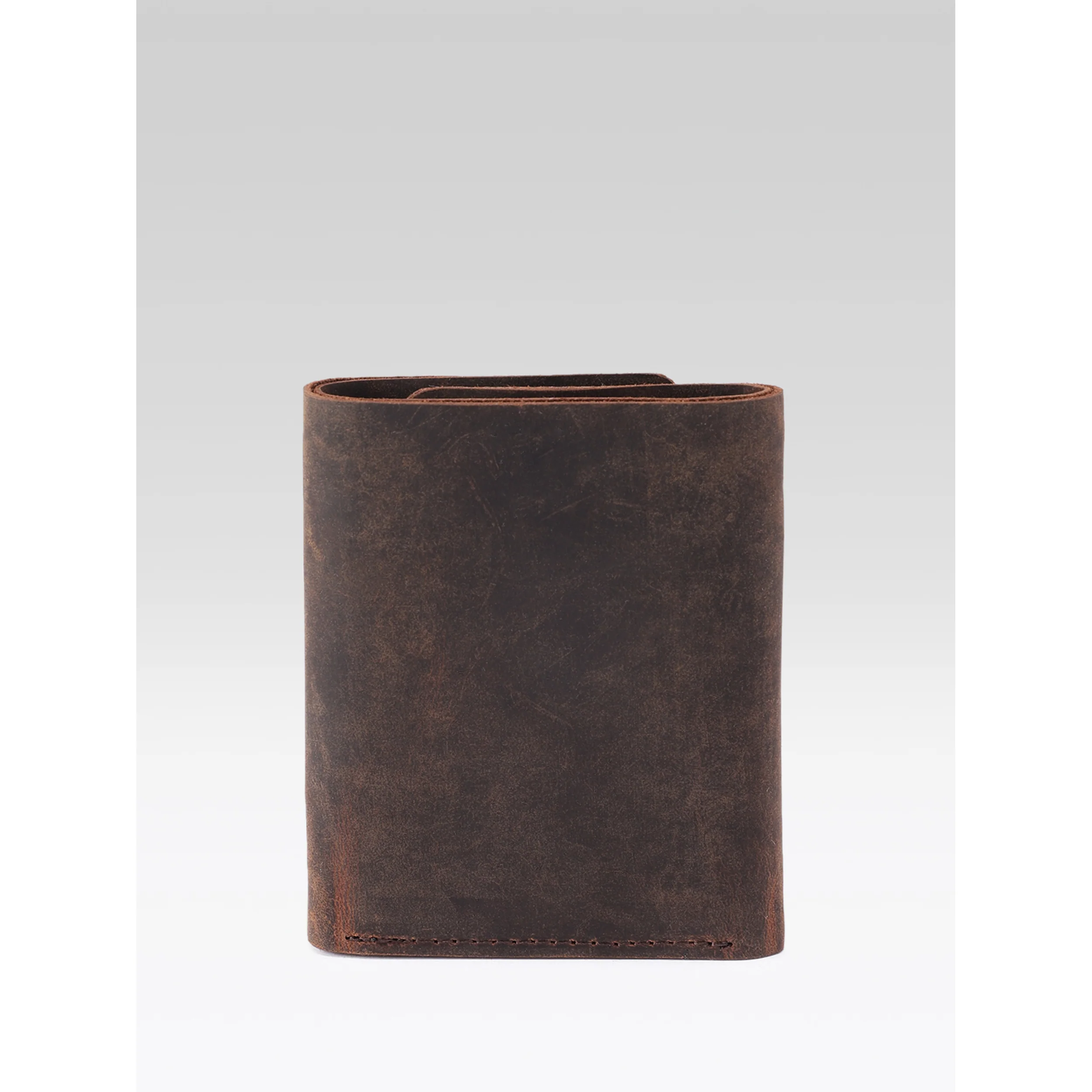 Premium Vintage Leather Trifold Wallet | Stylish Slim Card Holder for Men with Multiple Slots - Image 2