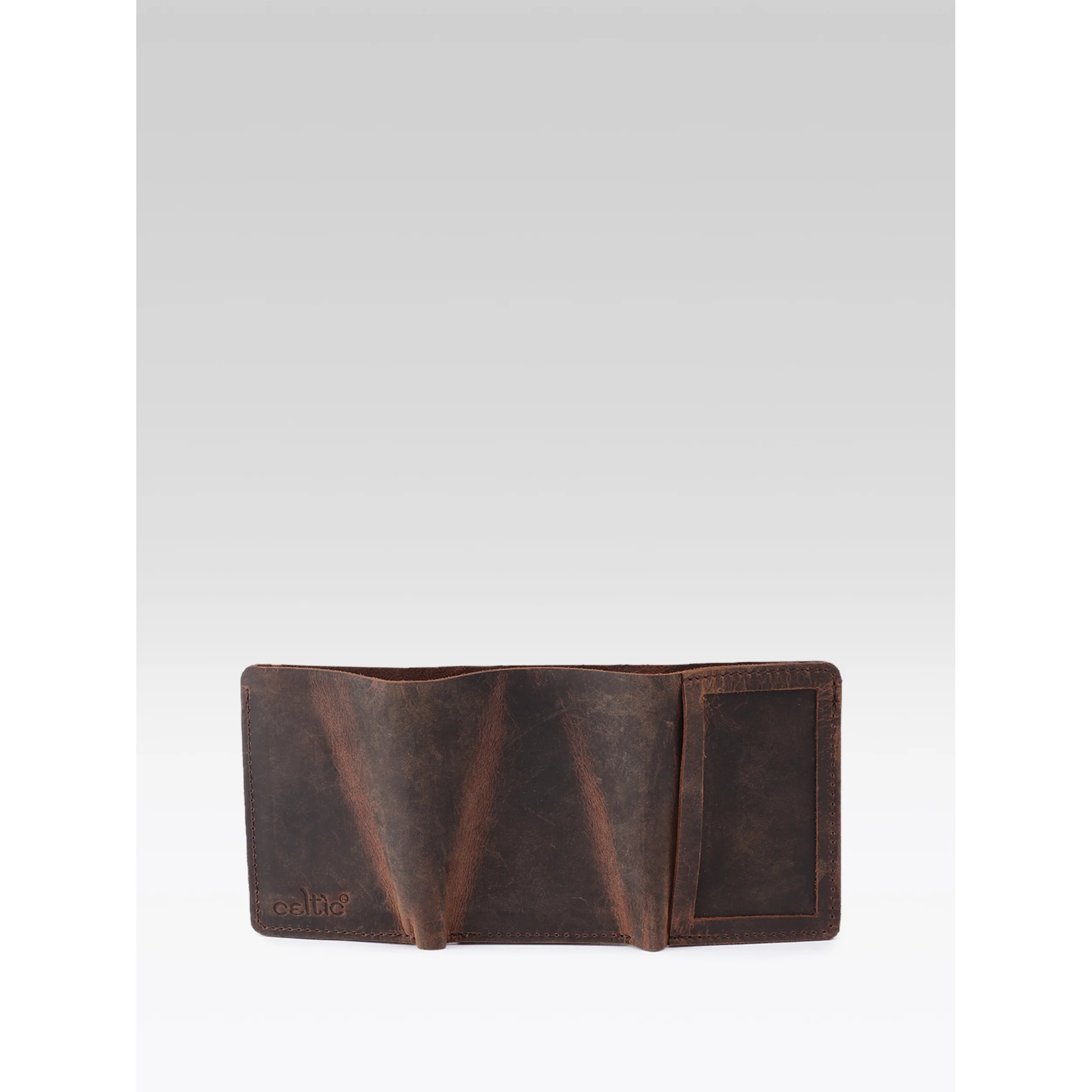 Premium Vintage Leather Trifold Wallet | Stylish Slim Card Holder for Men with Multiple Slots - Image 4