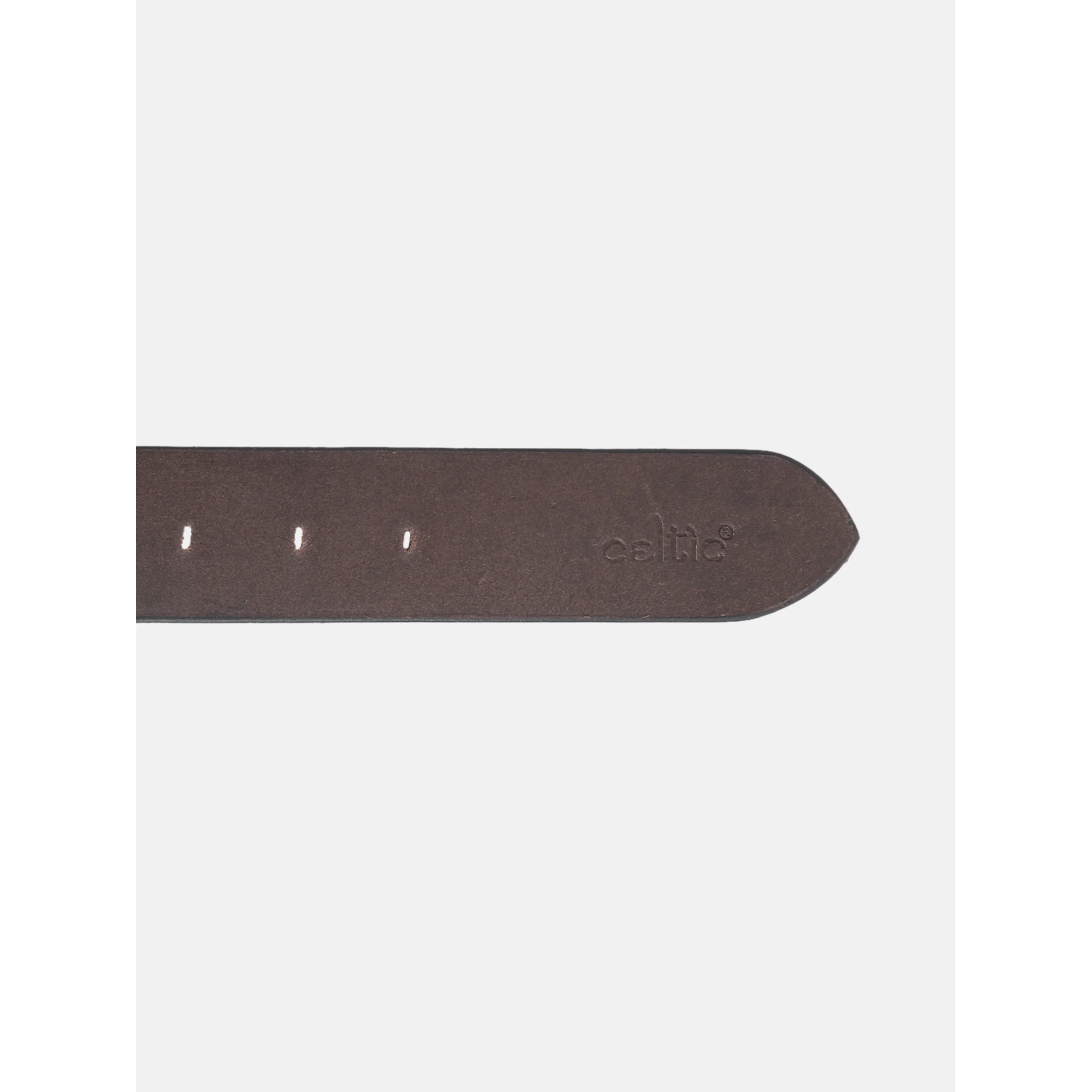 Unisex Geometric Patterned Leather Belt With Black Buckle For Casual Everyday Wear - Image 5