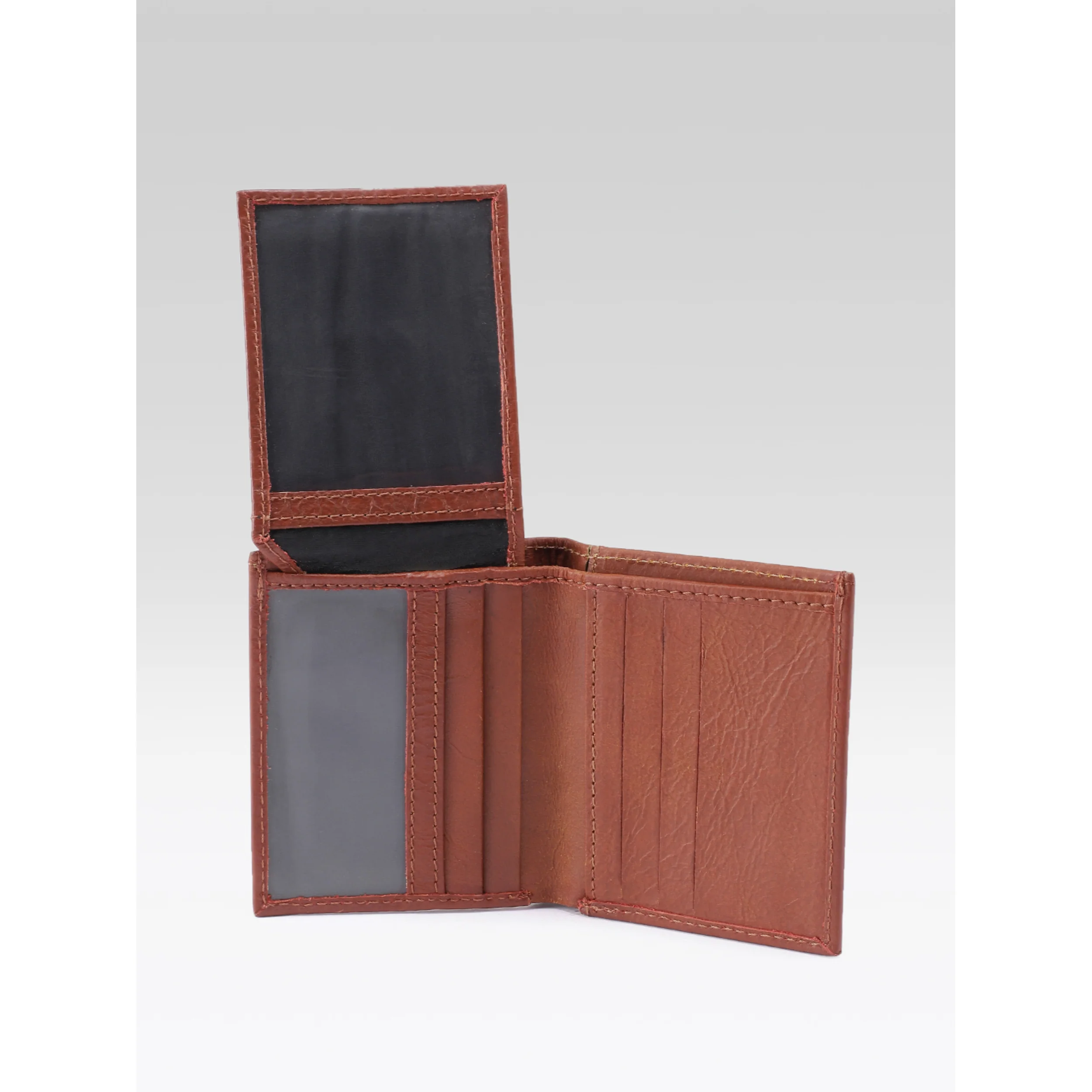 Premium Genuine Leather Wallet with ID Window & Multi Card Slots Slim & Stylish - Image 6