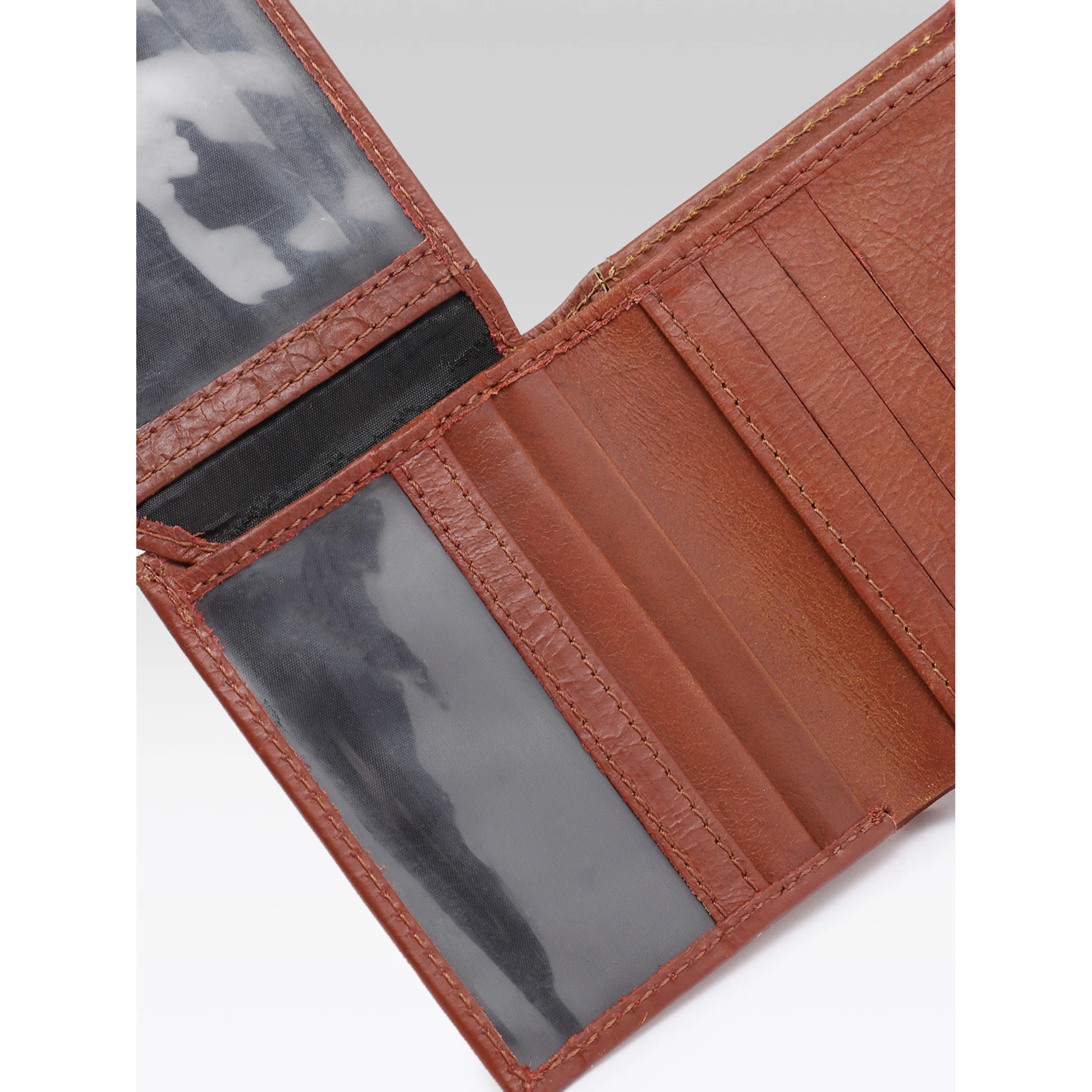 Premium Genuine Leather Wallet with ID Window & Multi Card Slots Slim & Stylish - Image 8