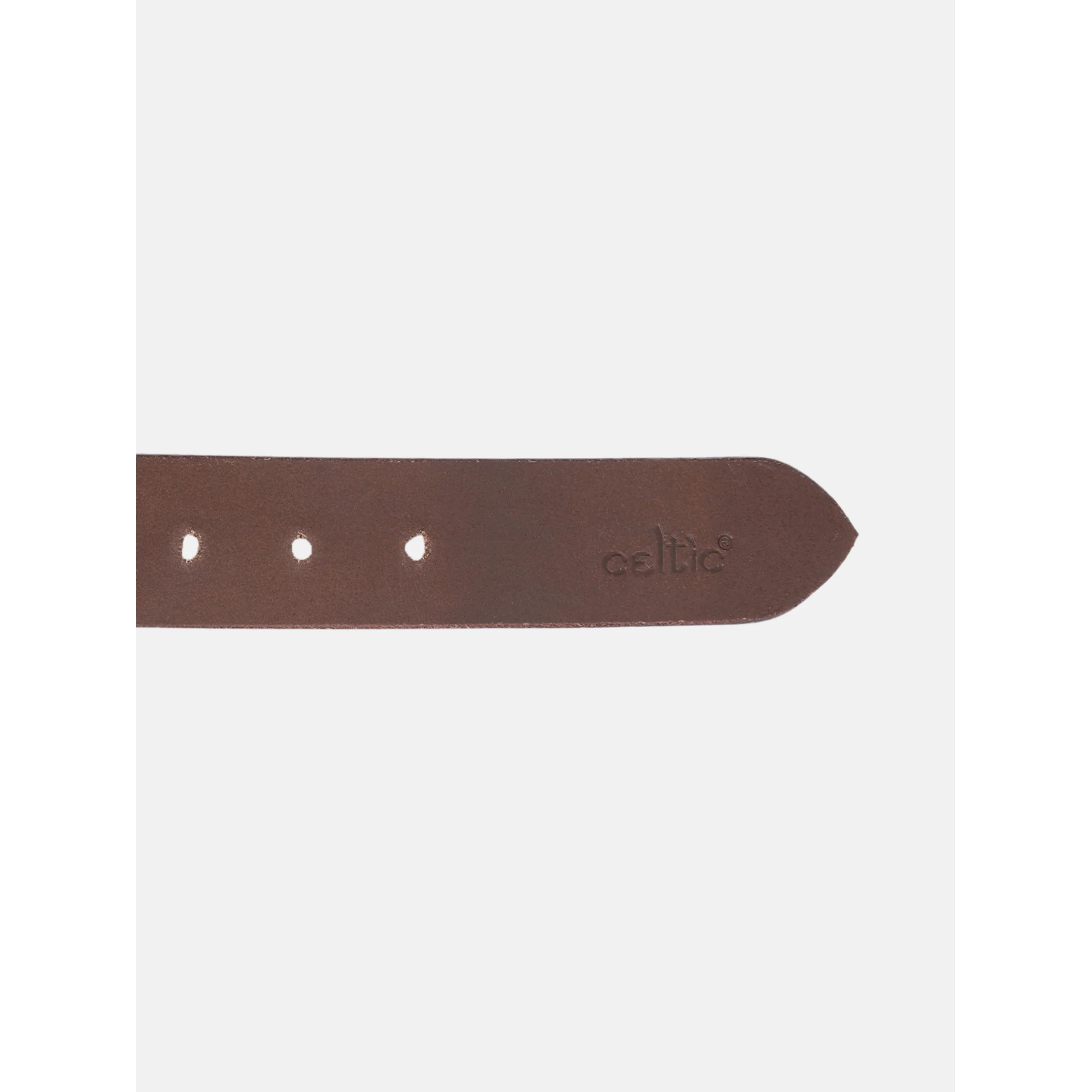 Unisex Aztec Pattern Leather Belt With Antique Buckle Handmade Ethnic Style Accessory. - Image 5