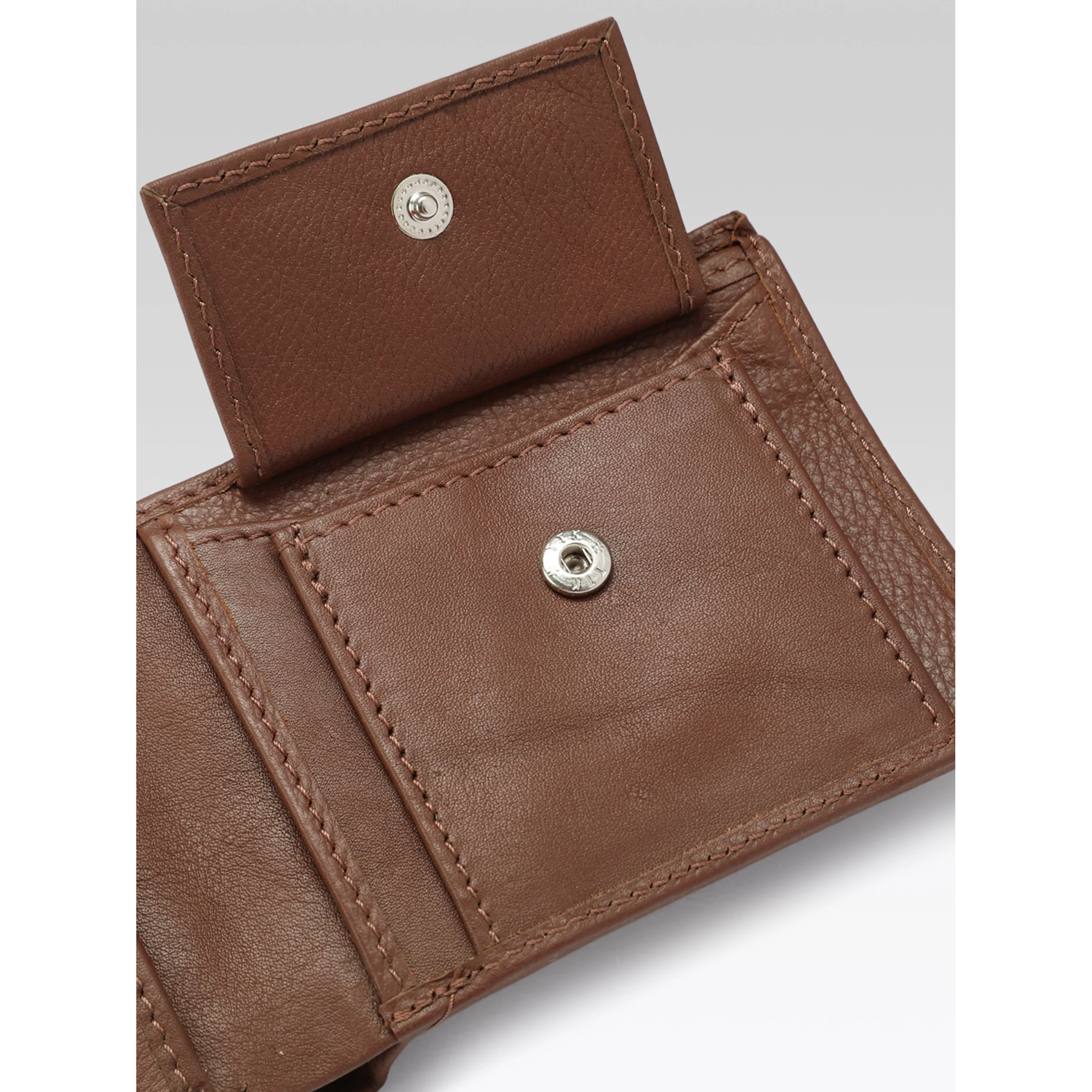 Celtic Genuine Leather Bi-Fold Wallet with ID Window & Coin Pocket - Image 9
