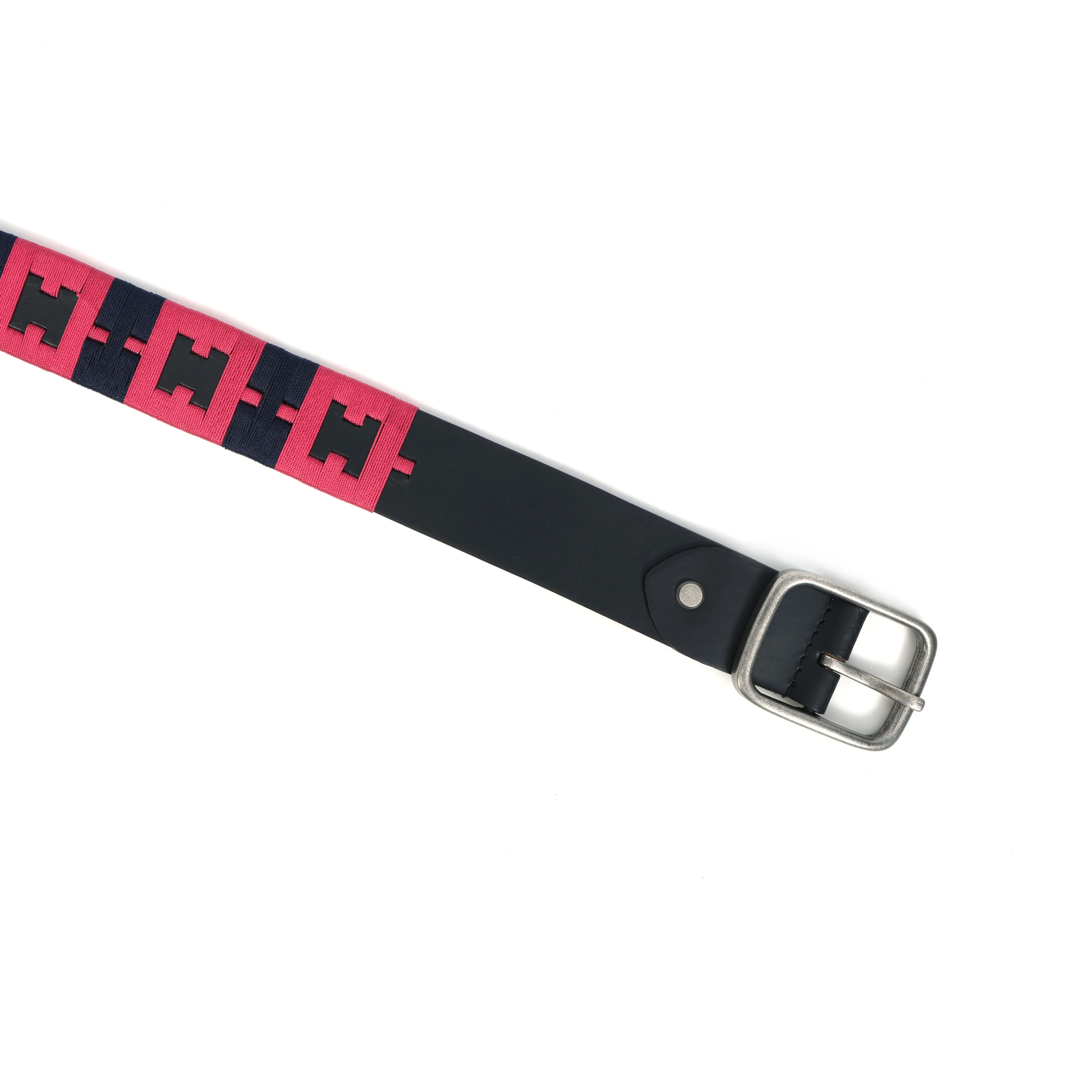 Unisex Handcrafted Tribal Pattern Canvas Leather Belt Stylish Casual Wear Accessory - Image 5