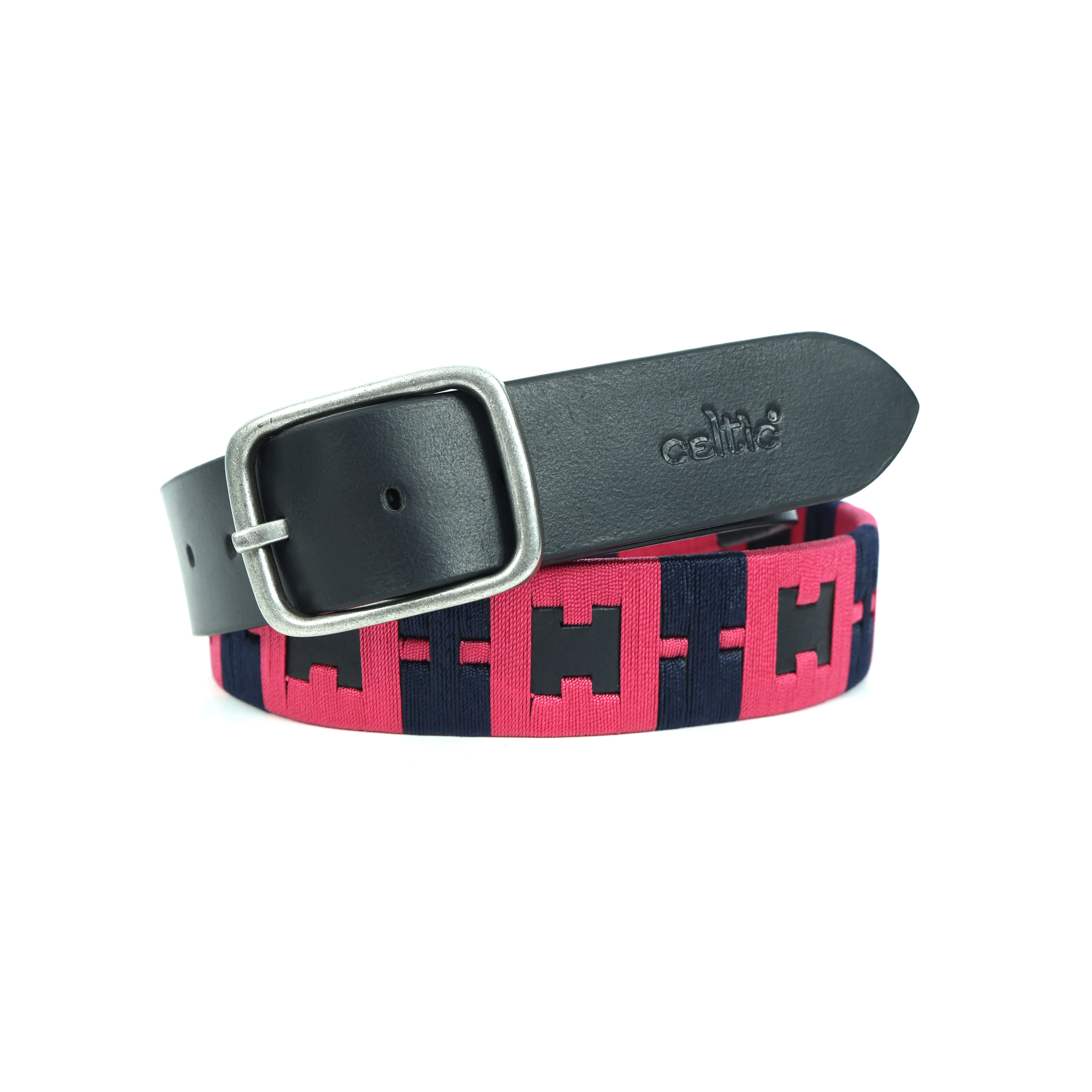 Unisex Handcrafted Tribal Pattern Canvas Leather Belt Stylish Casual Wear Accessory - Image 8