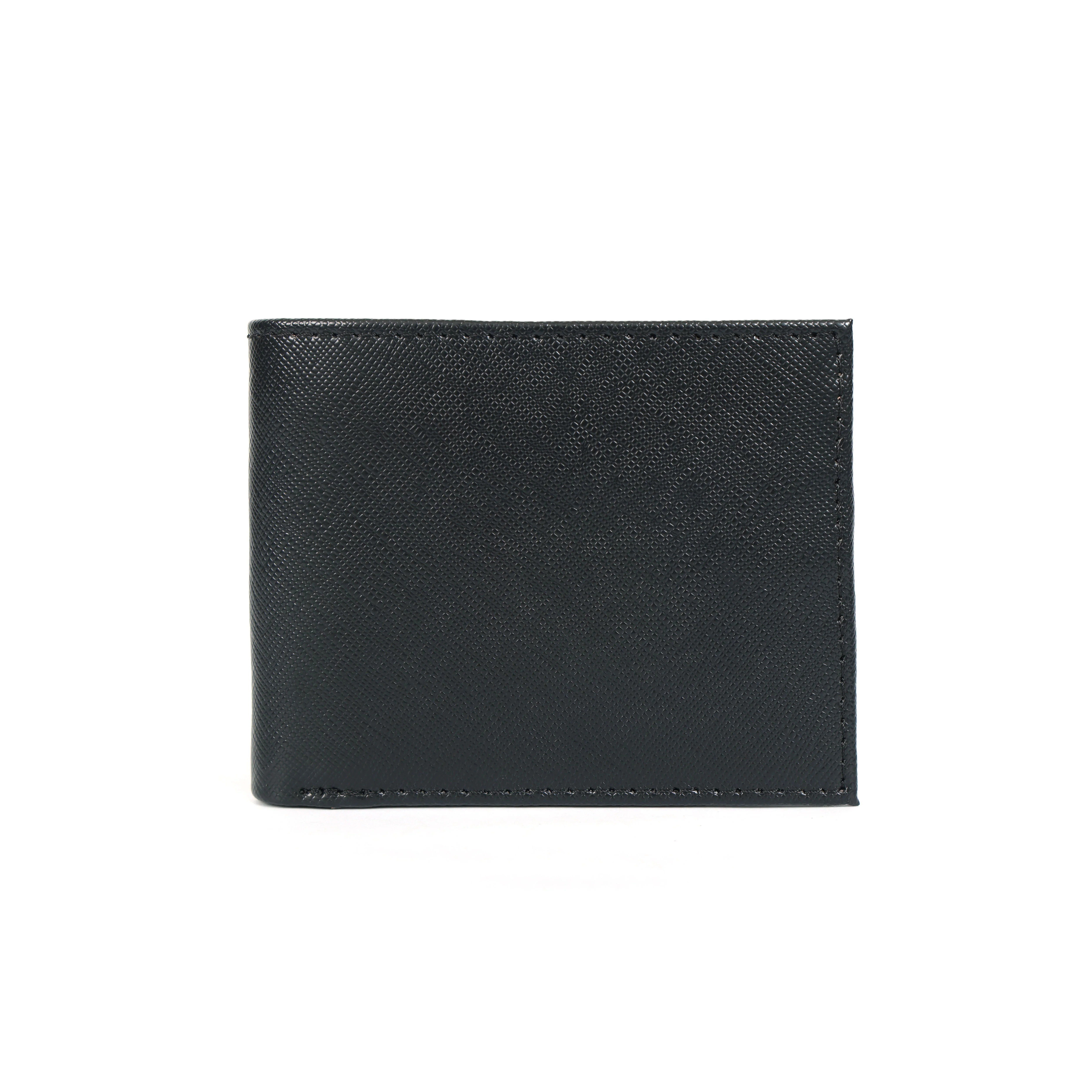 Premium  Genuine Leather Bi-Fold Wallet with Flip ID Window & Coin Pocket - Image 2