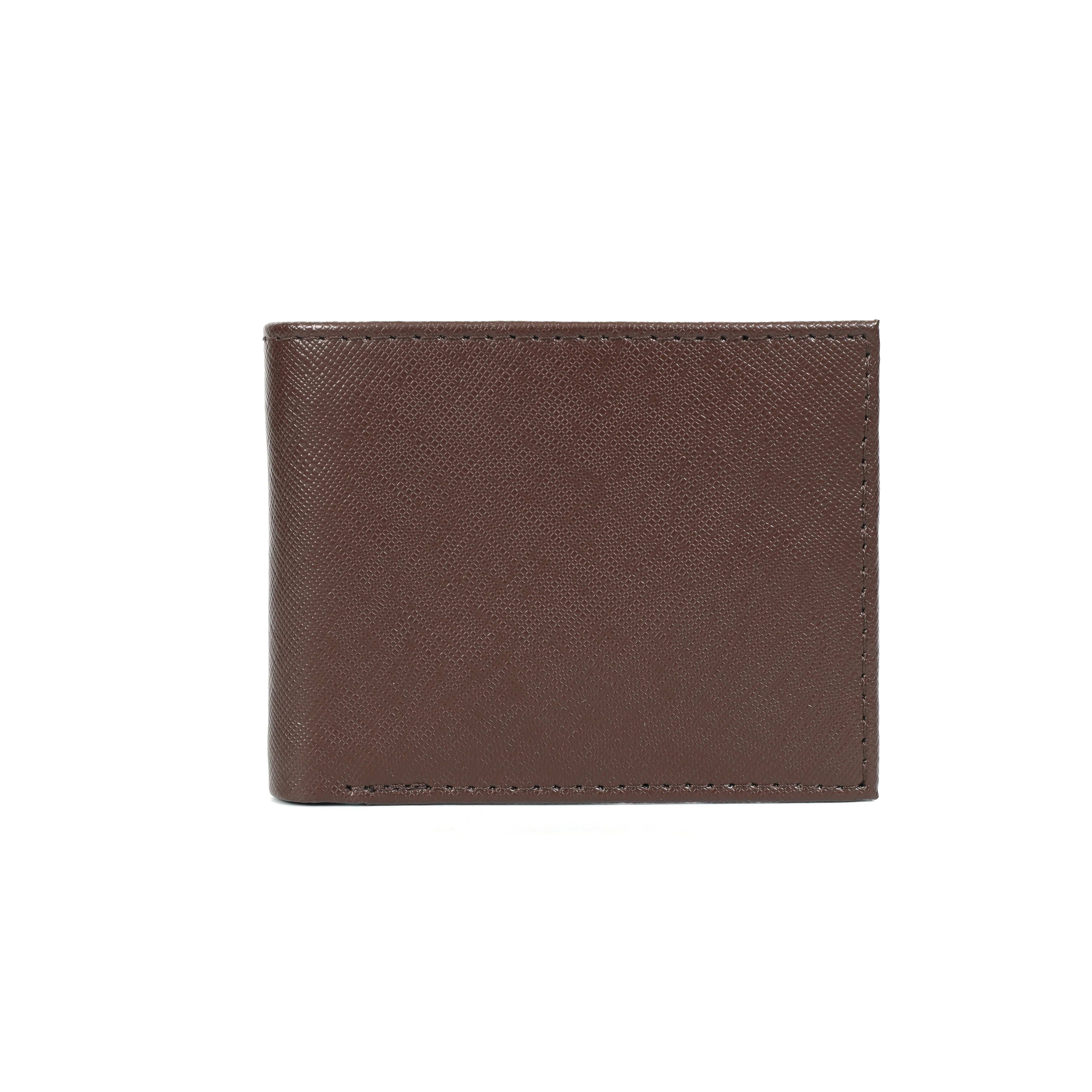 Premium  Genuine Leather Bi-Fold Wallet with Flip ID Window & Coin Pocket - Image 7
