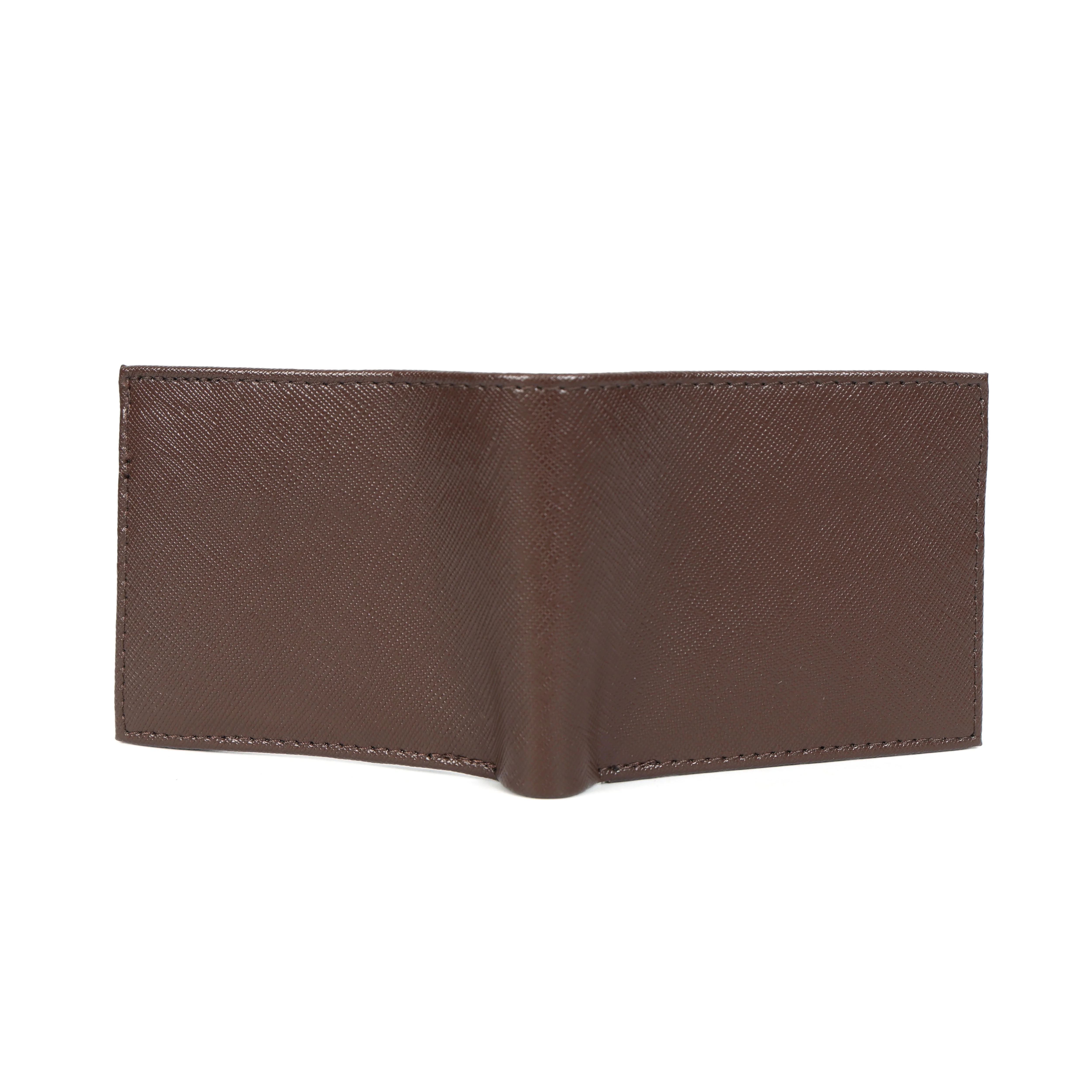 Premium  Genuine Leather Bi-Fold Wallet with Flip ID Window & Coin Pocket - Image 8