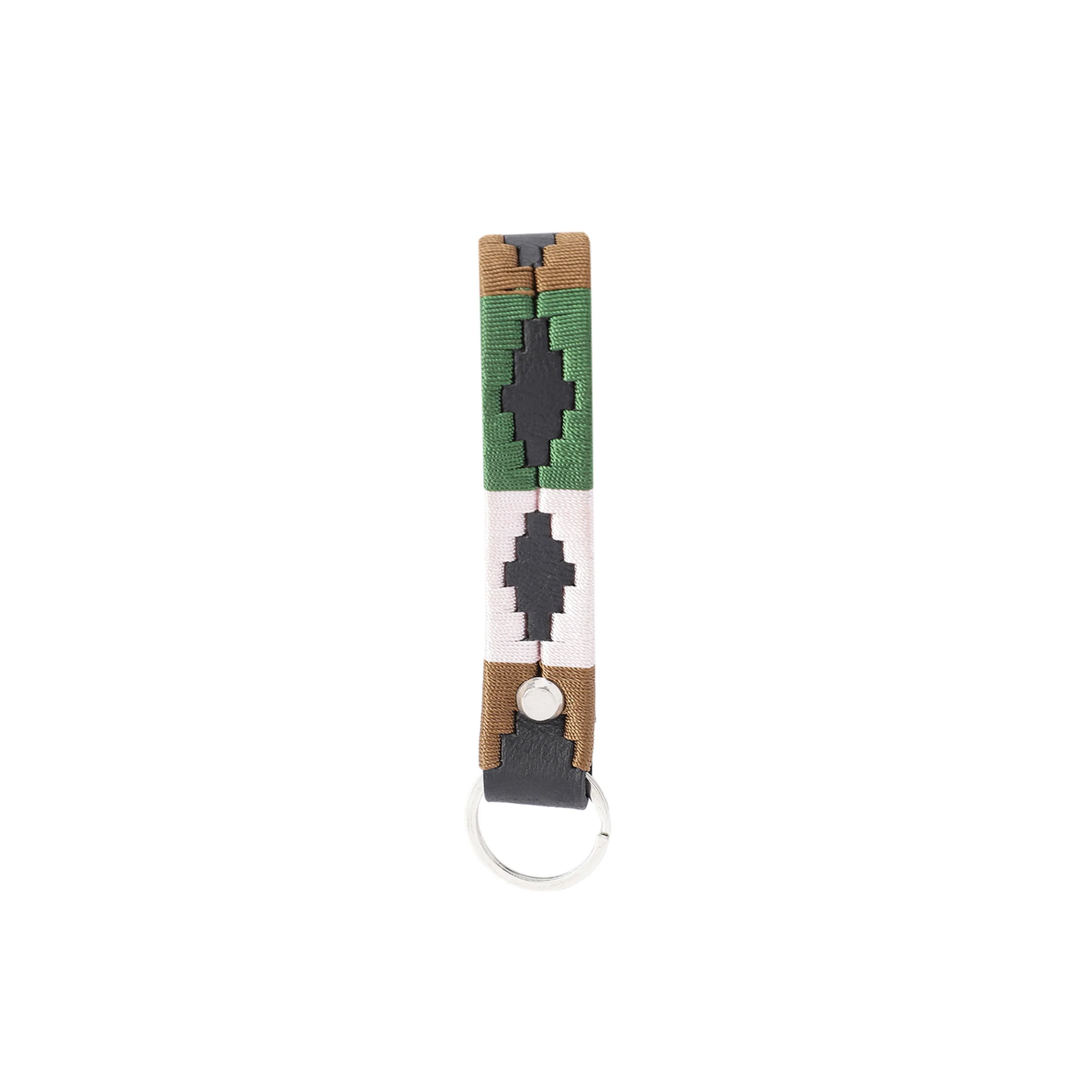 Unisex Handcrafted Leather Belt With Woven Aztec Pattern Antique Buckle For Men - Image 4