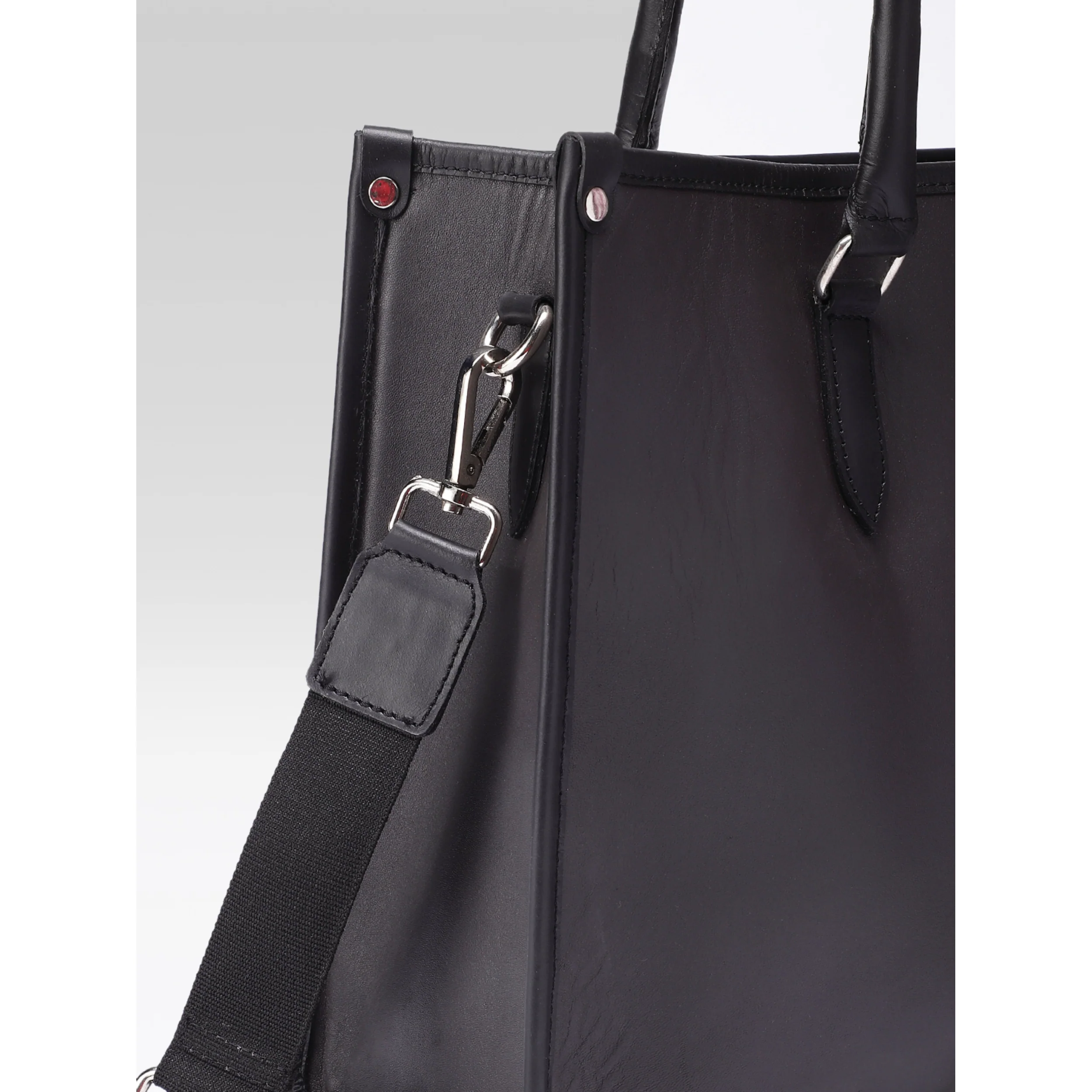 Premium Genuine Leather Work Tote Bag for Women with Zip Closure & Shoulder Strap - Image 8