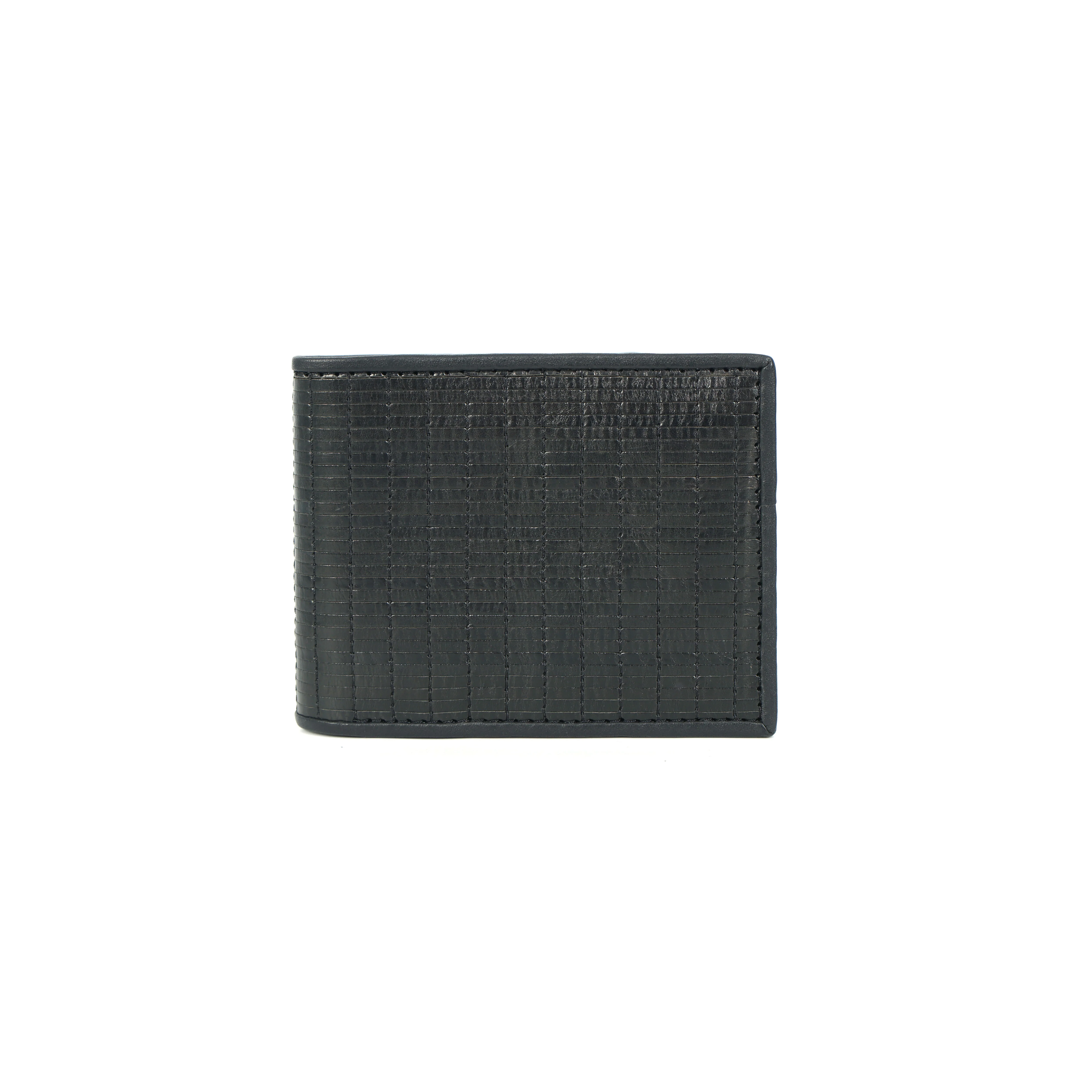Celtic Genuine Leather Bi-Fold Wallet with Coin Pocket Black - Image 2