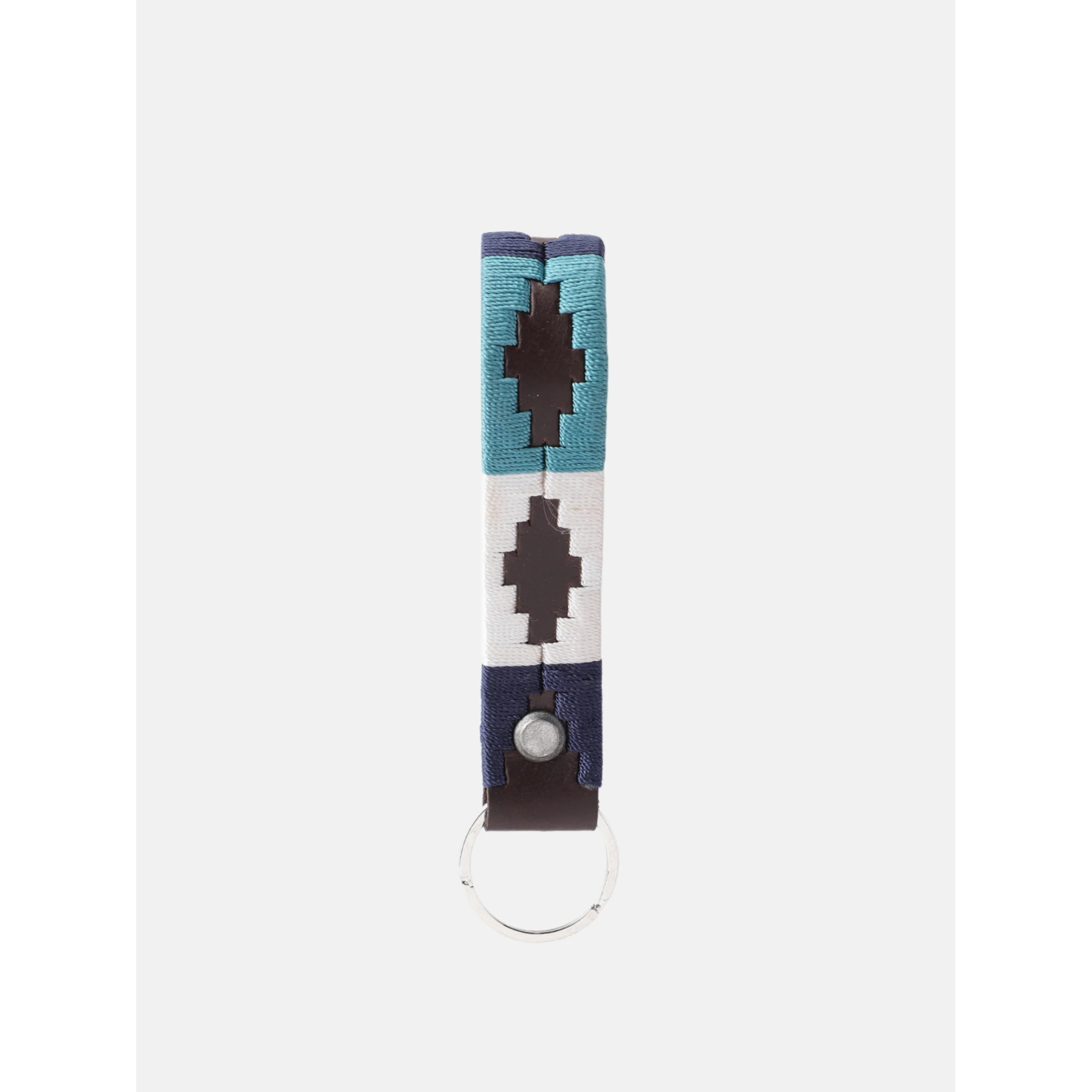 Unisex Handcrafted Woven Leather Belt With Geometric Pattern And Antique Buckle Design - Image 6