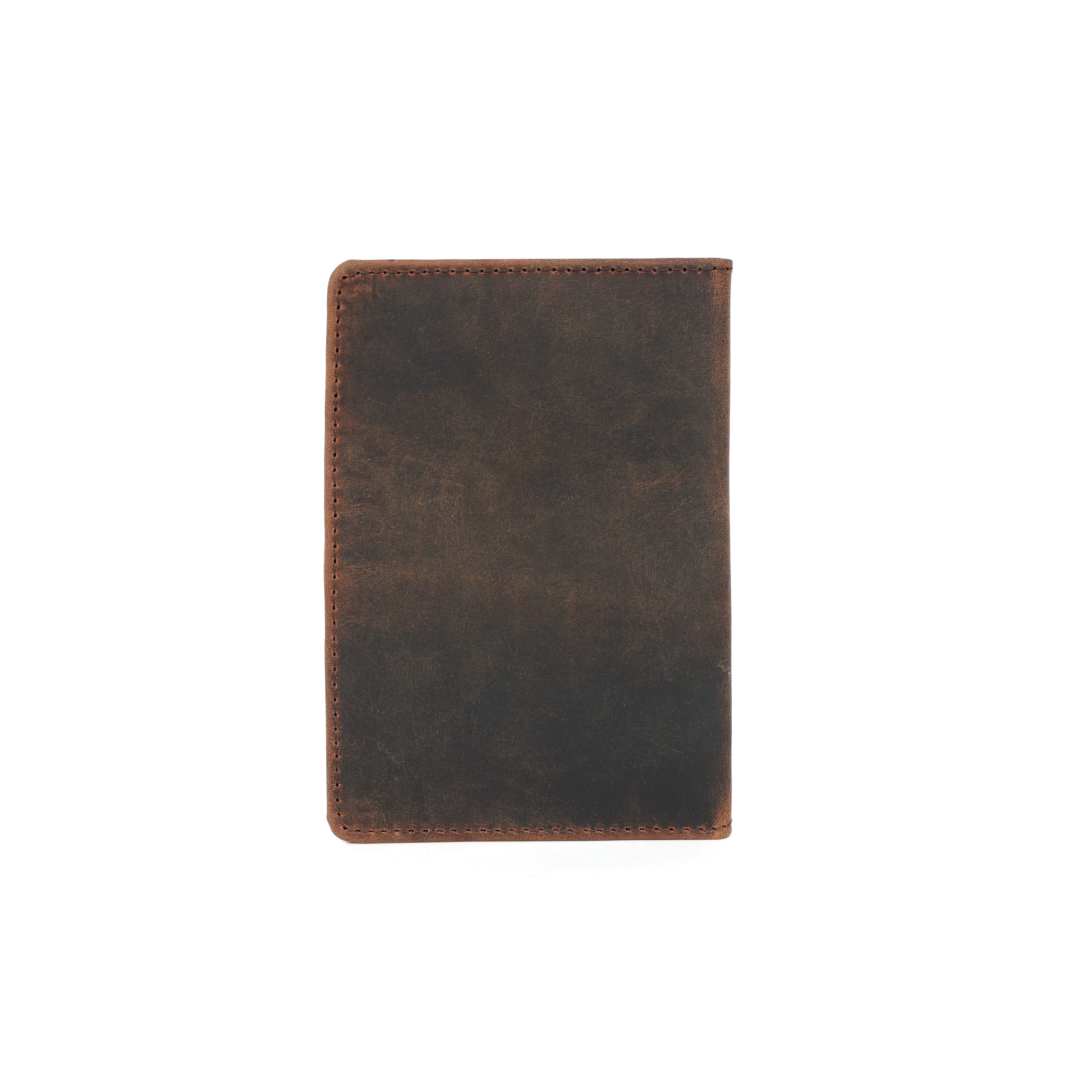 Premium Vintage Brown  Leather Card Holder Wallet Slim & Stylish - Image 3