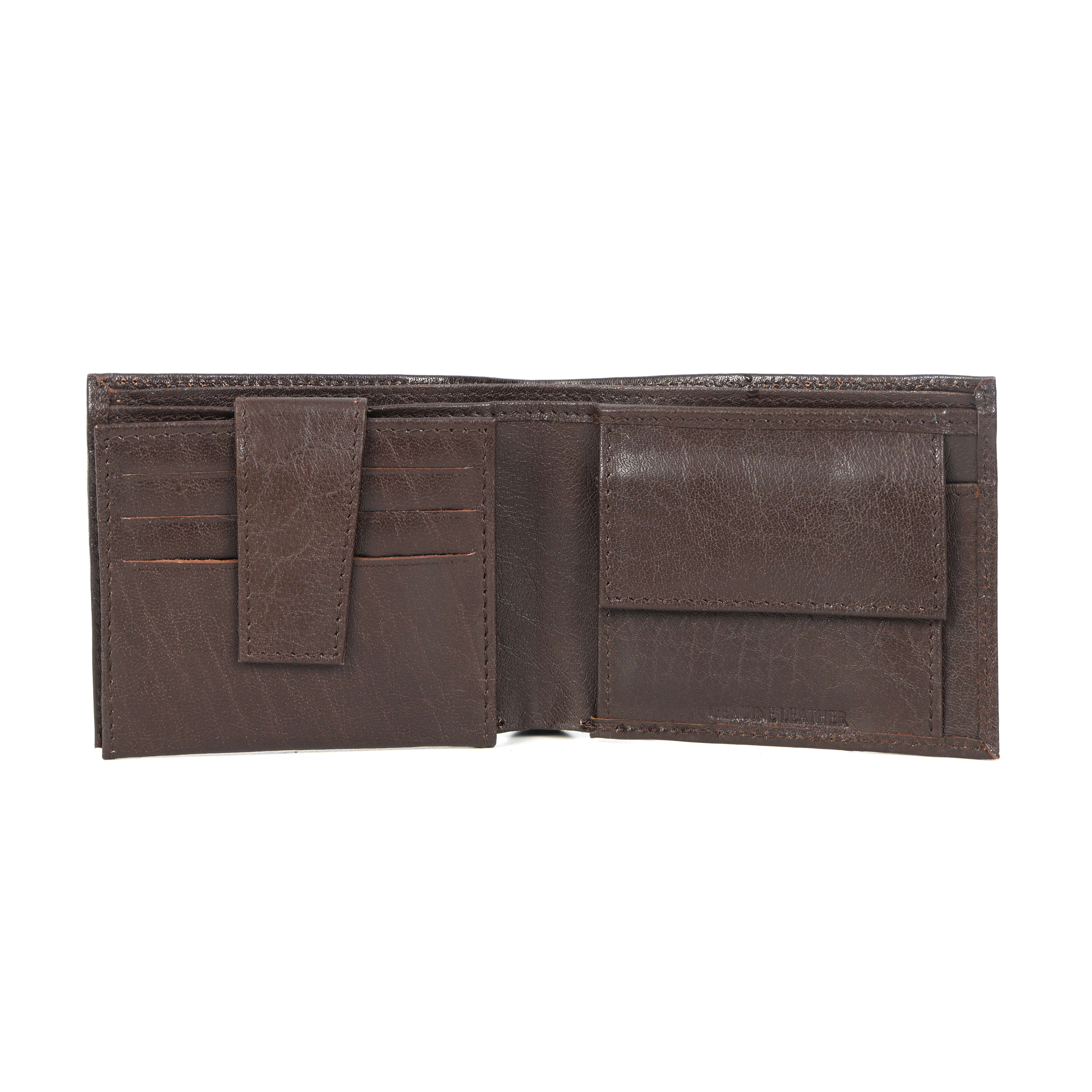 Premium Vintage Brown Genuine Leather Card Holder Wallet Slim & Stylish - Image 6