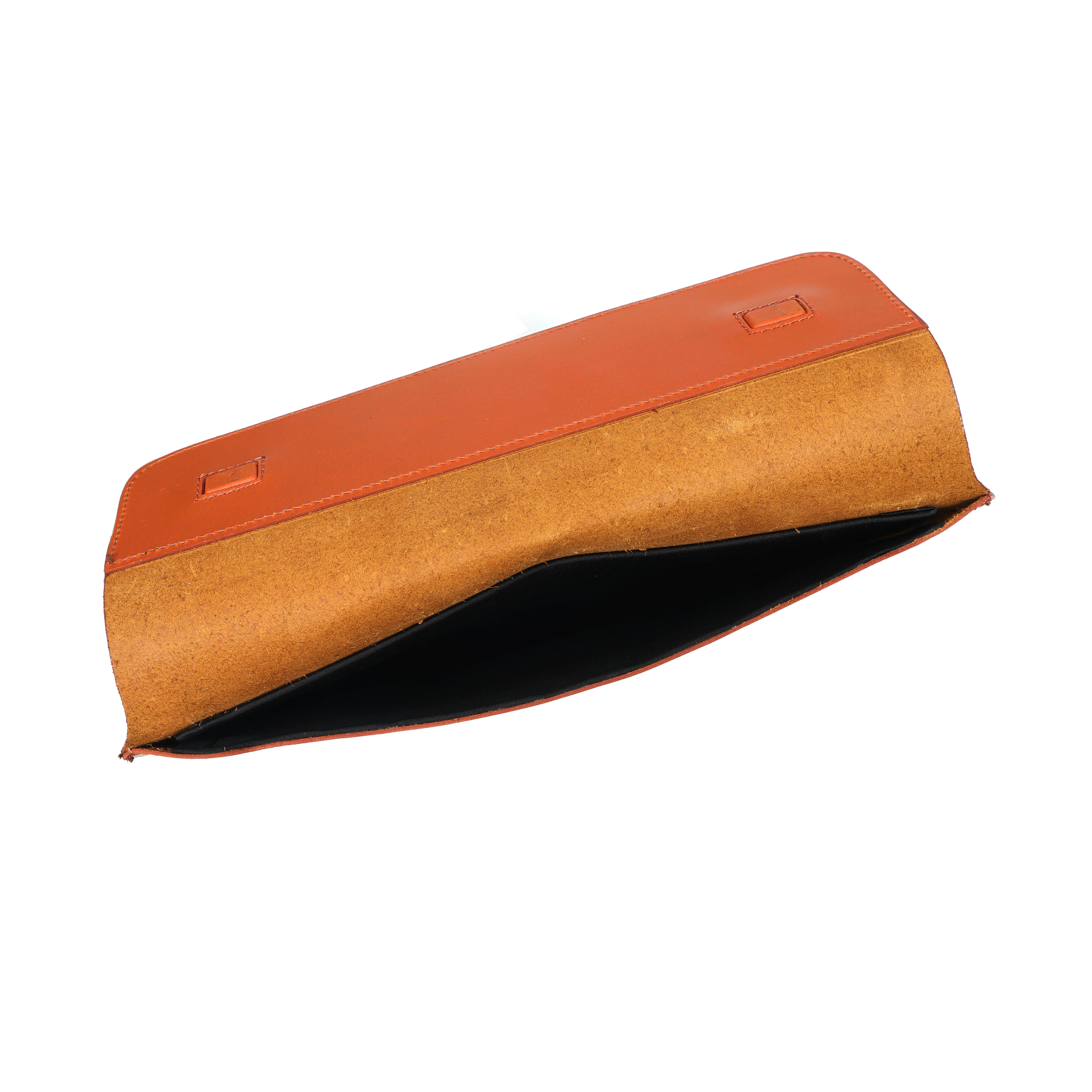 Premium Genuine Leather iPad Sleeve with Magnetic Flap Closure & Soft Suede Lining - Image 11