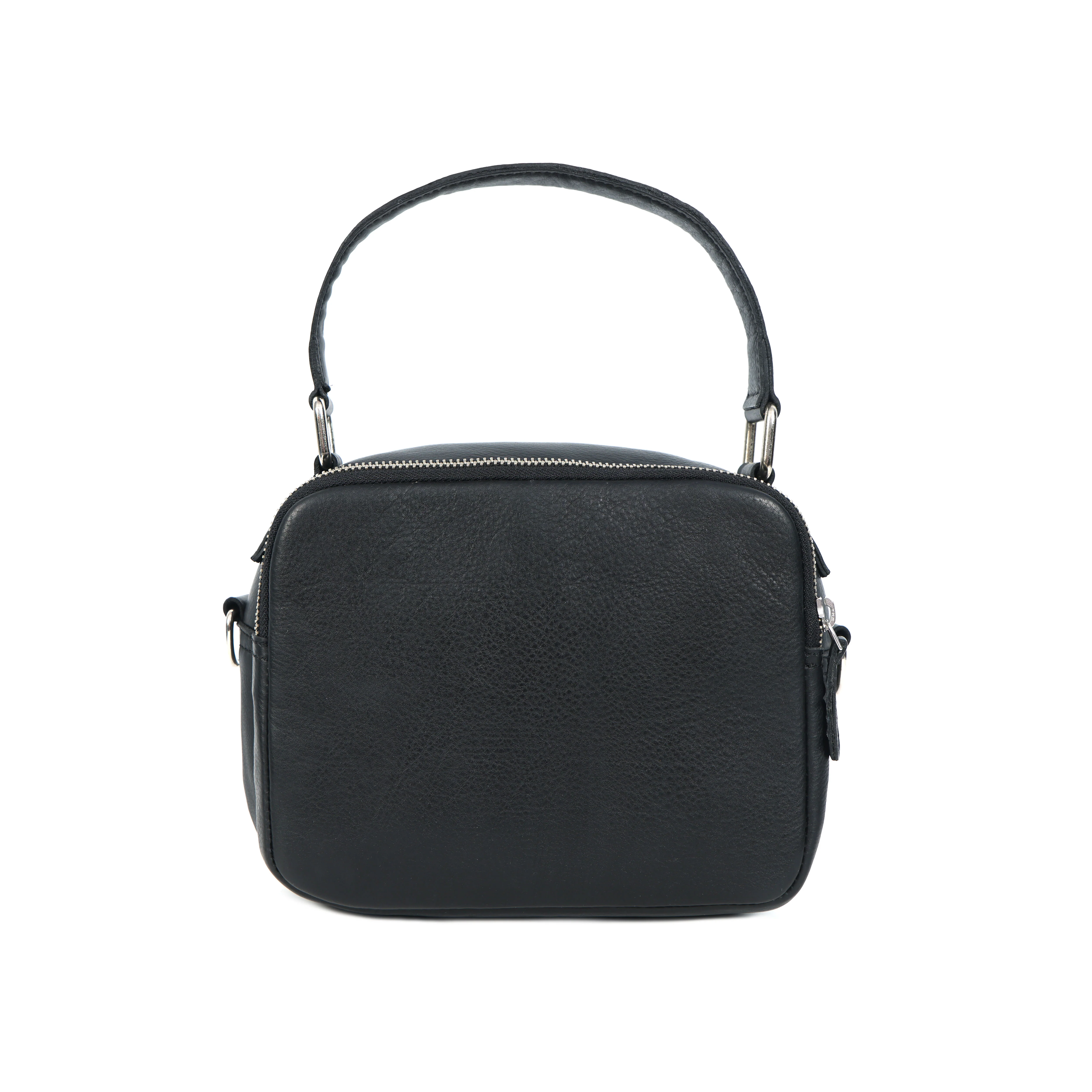Premium Export Quality Genuine Leather Crossbody Bag with Dual Zip Pockets & Strap - Image 9