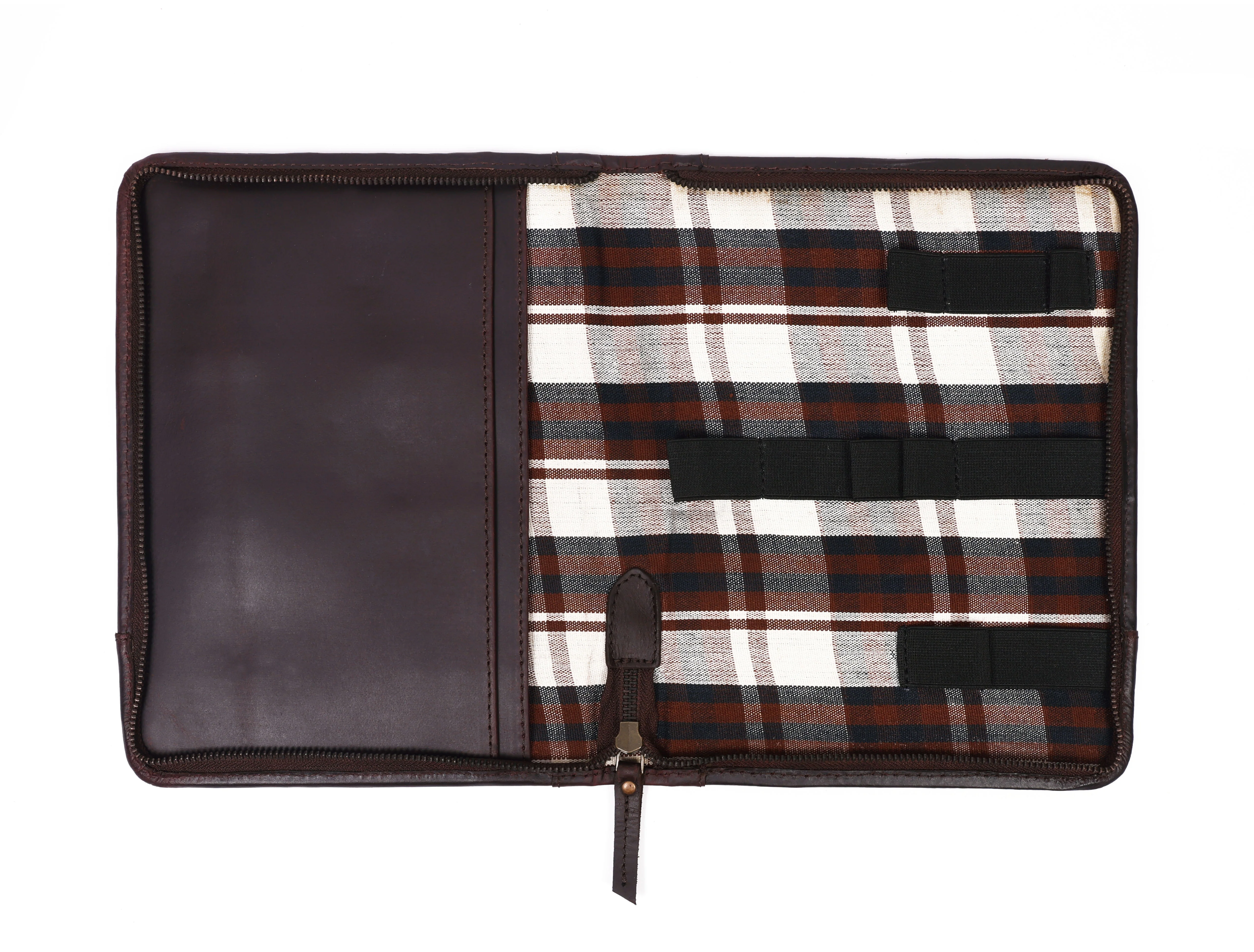 Premium Leather Organizer Folder with Zipper - Image 5