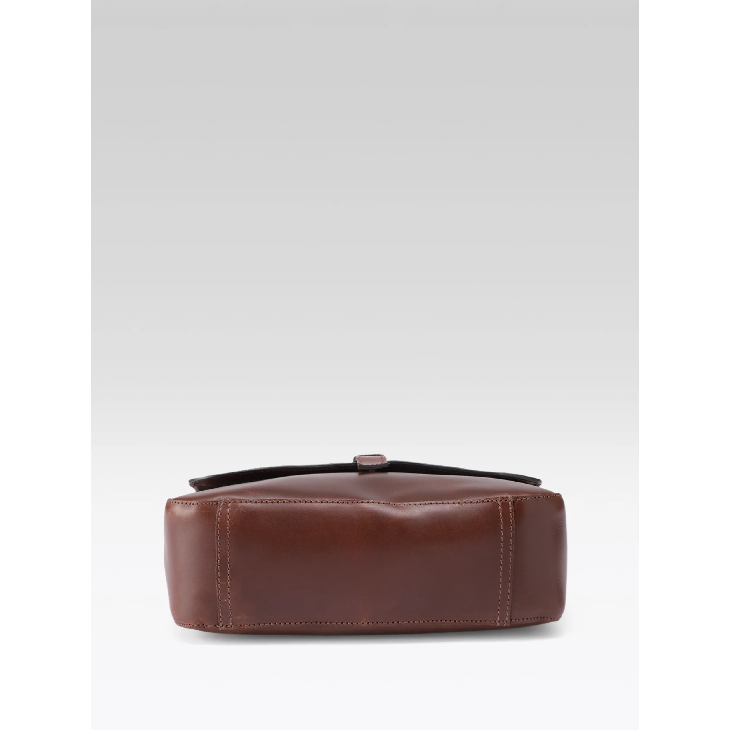 Premium Genuine Leather Sling Bag with Flap Closure, & Adjustable Strap - Image 14