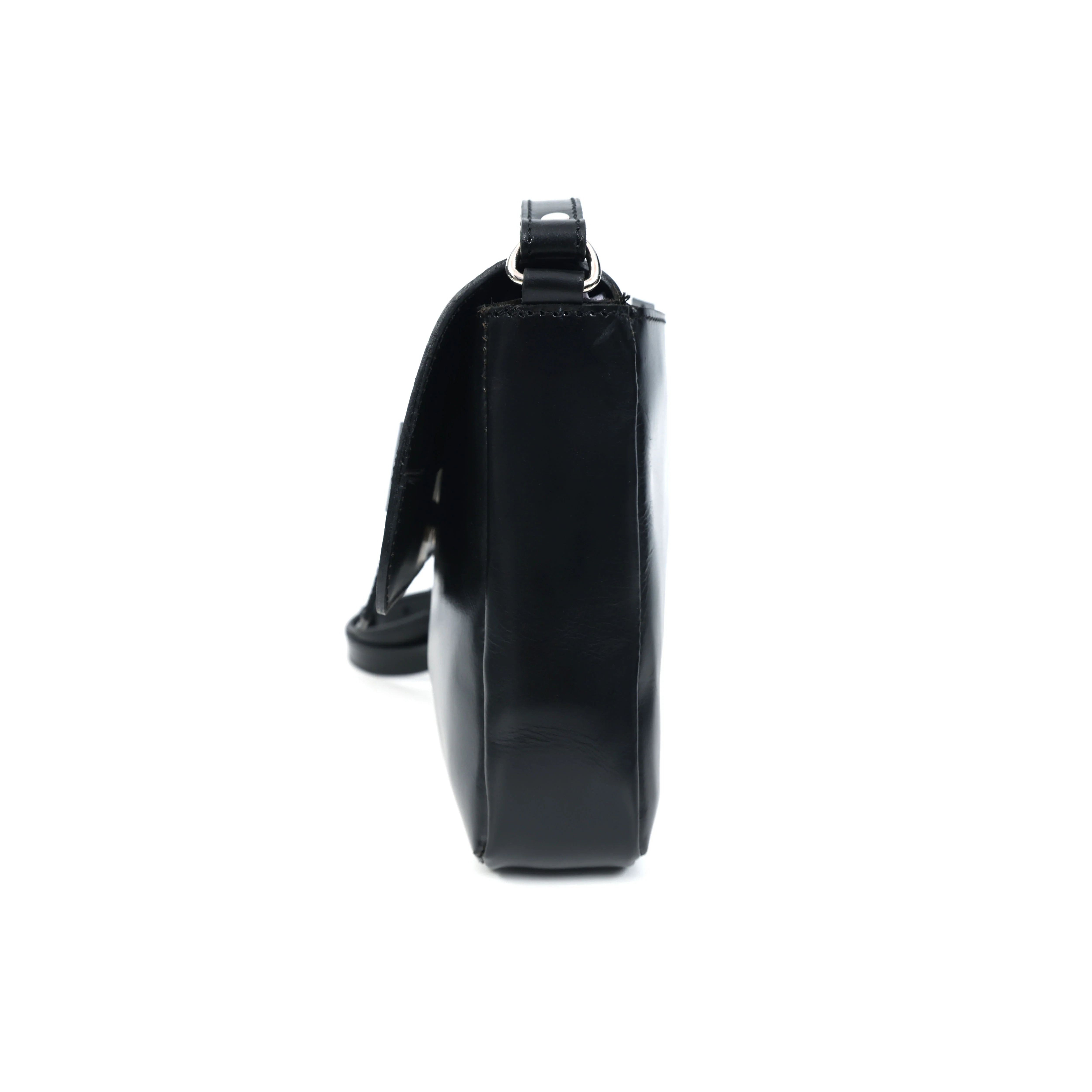 Premium Genuine Leather Sling Bag with Flap Closure, & Adjustable Strap - Image 7