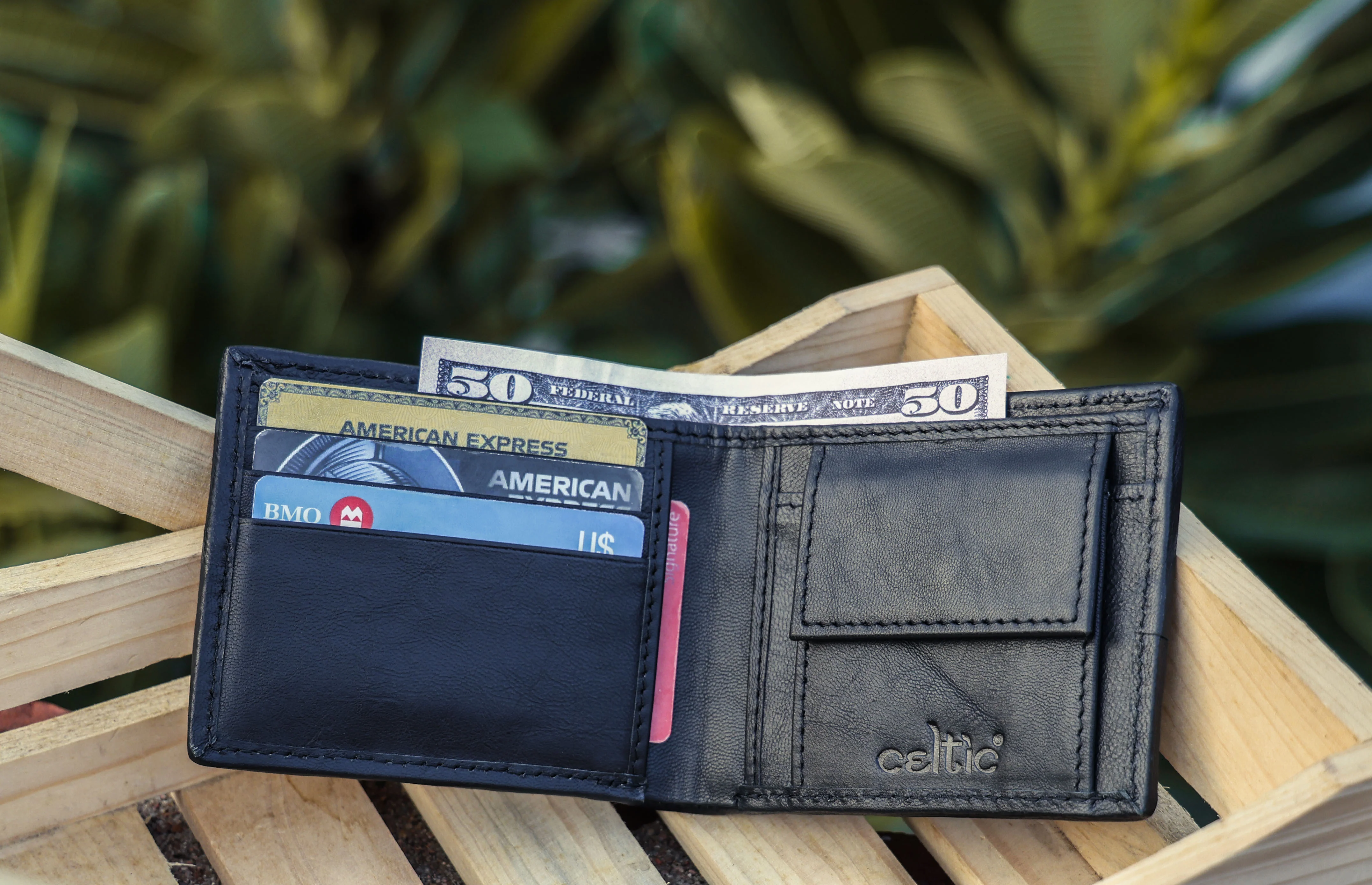 Premium Leather Style Combo | Braided Wallet & Printed Belt - Image 4