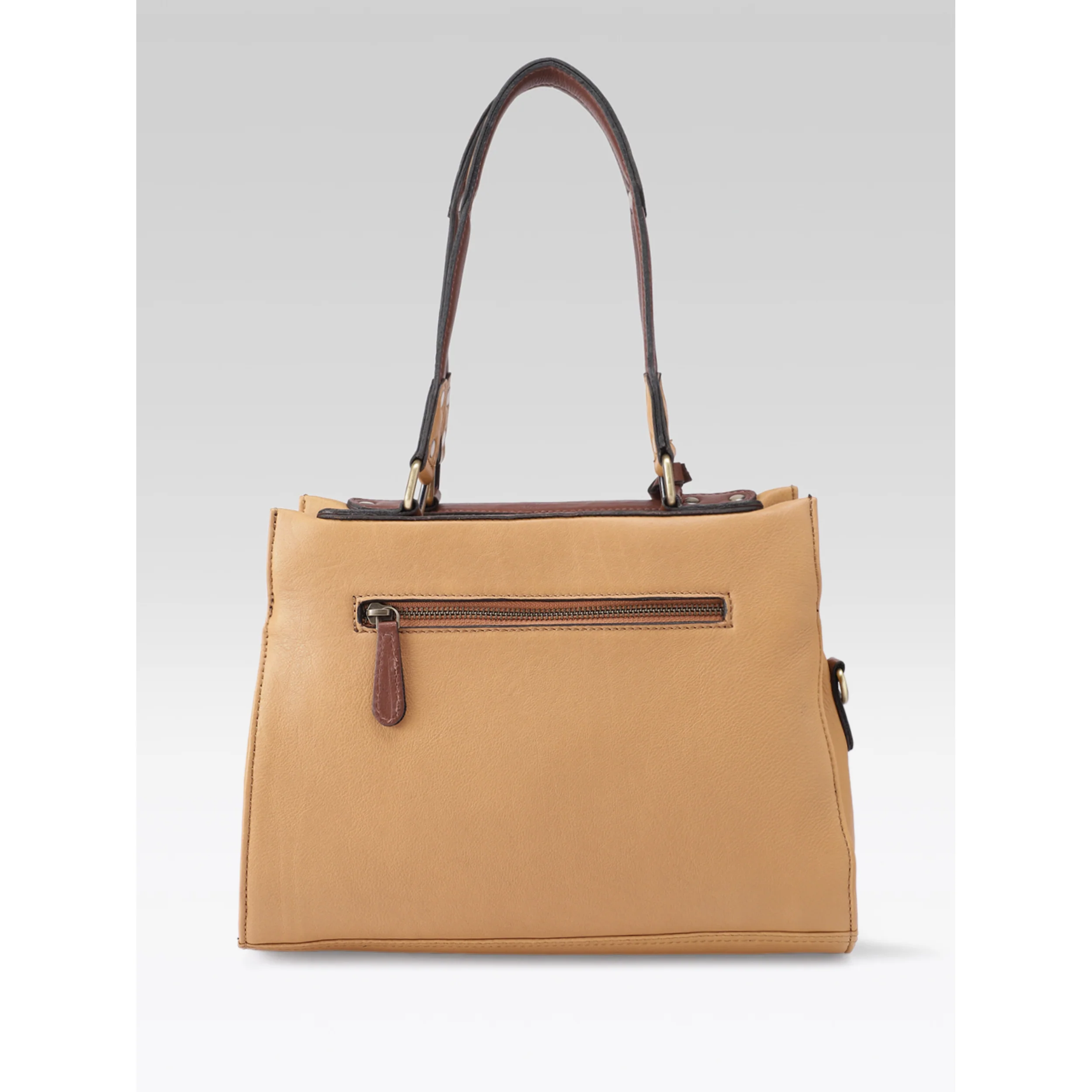 Premium Genuine Textured  leather Handbag with inner pockets - Image 7