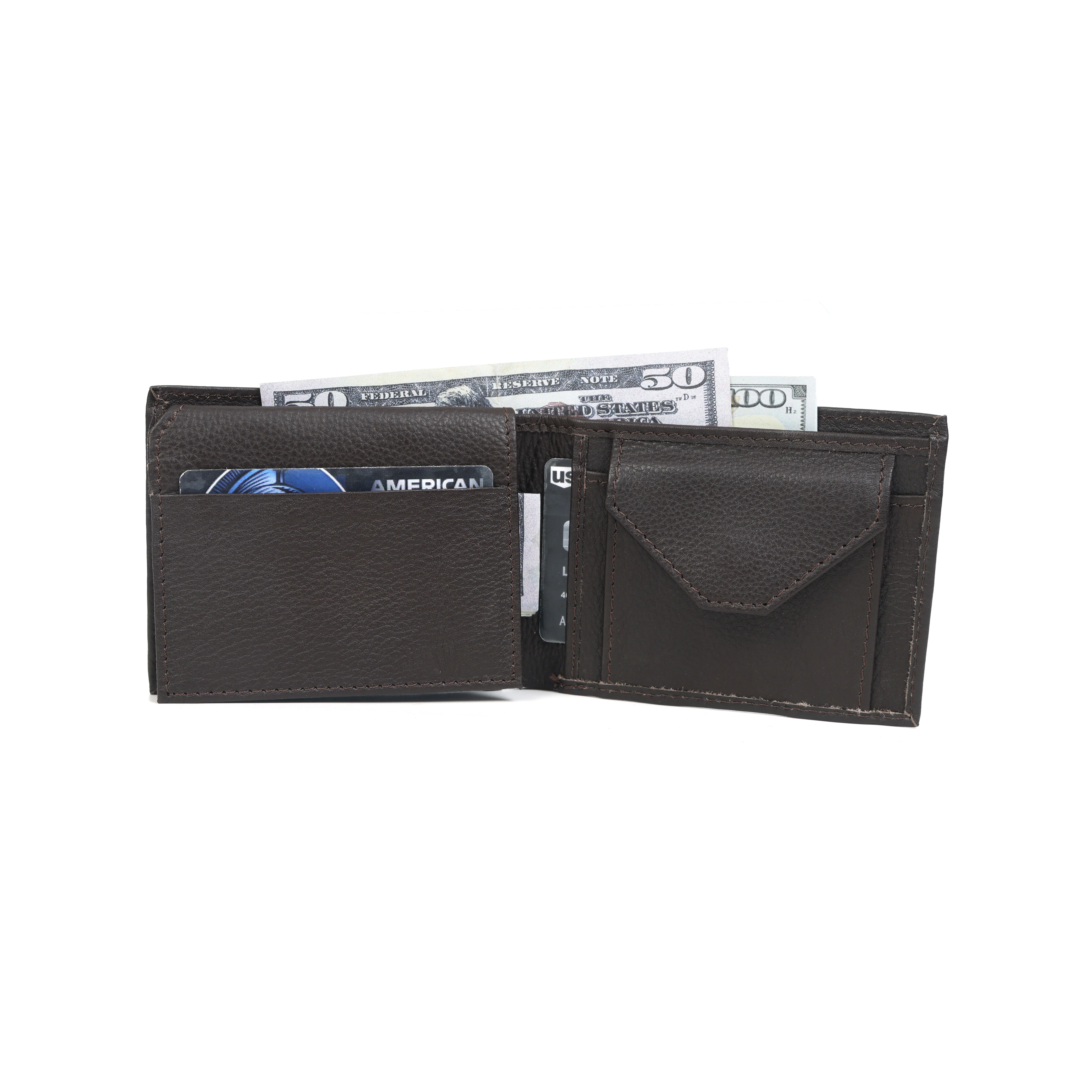 Premium Genuine Leather Bi-Fold Wallet | Sleek Coin Pocket & Card Organizer | Export Quality - Image 13