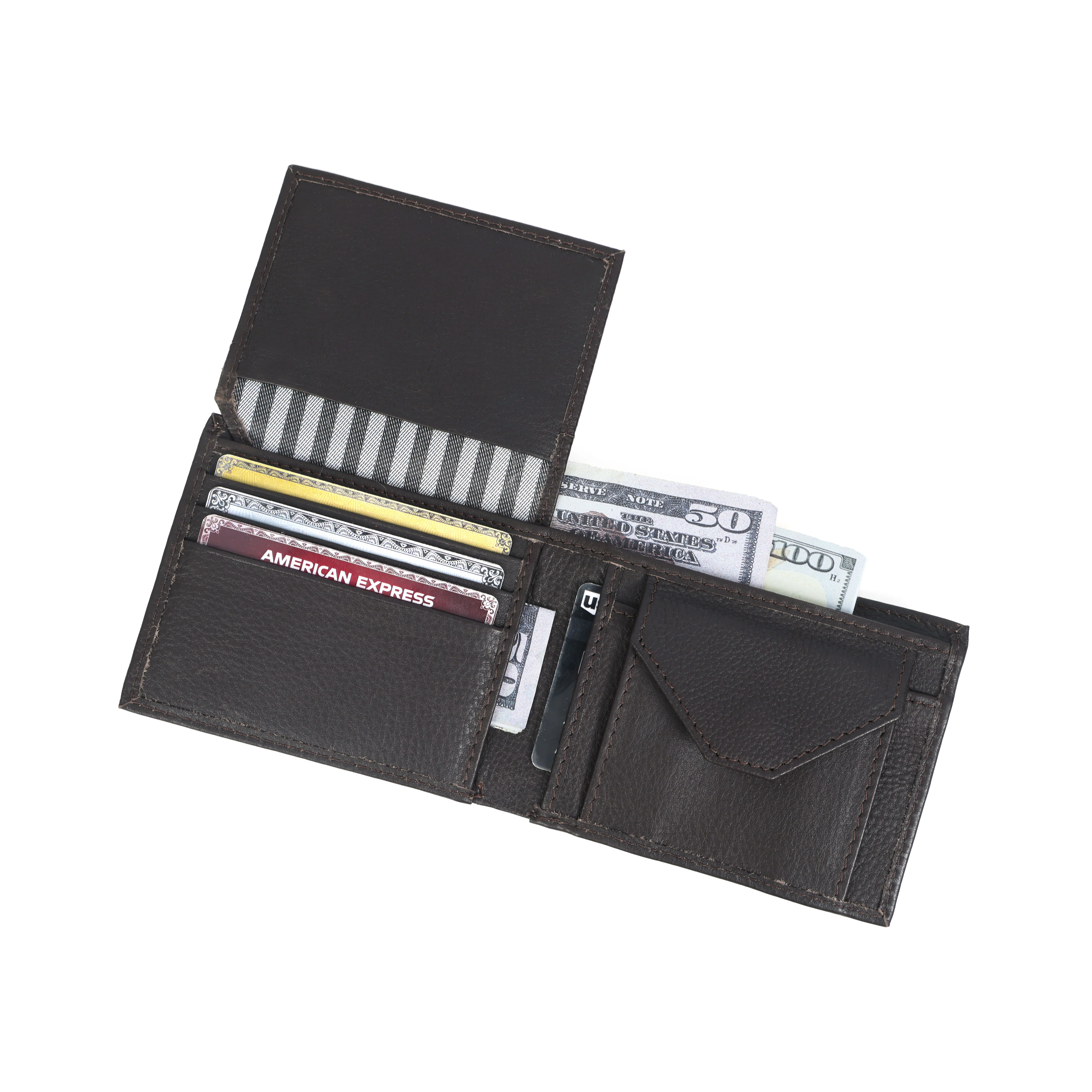 Premium Genuine Leather Bi-Fold Wallet | Sleek Coin Pocket & Card Organizer | Export Quality - Image 15