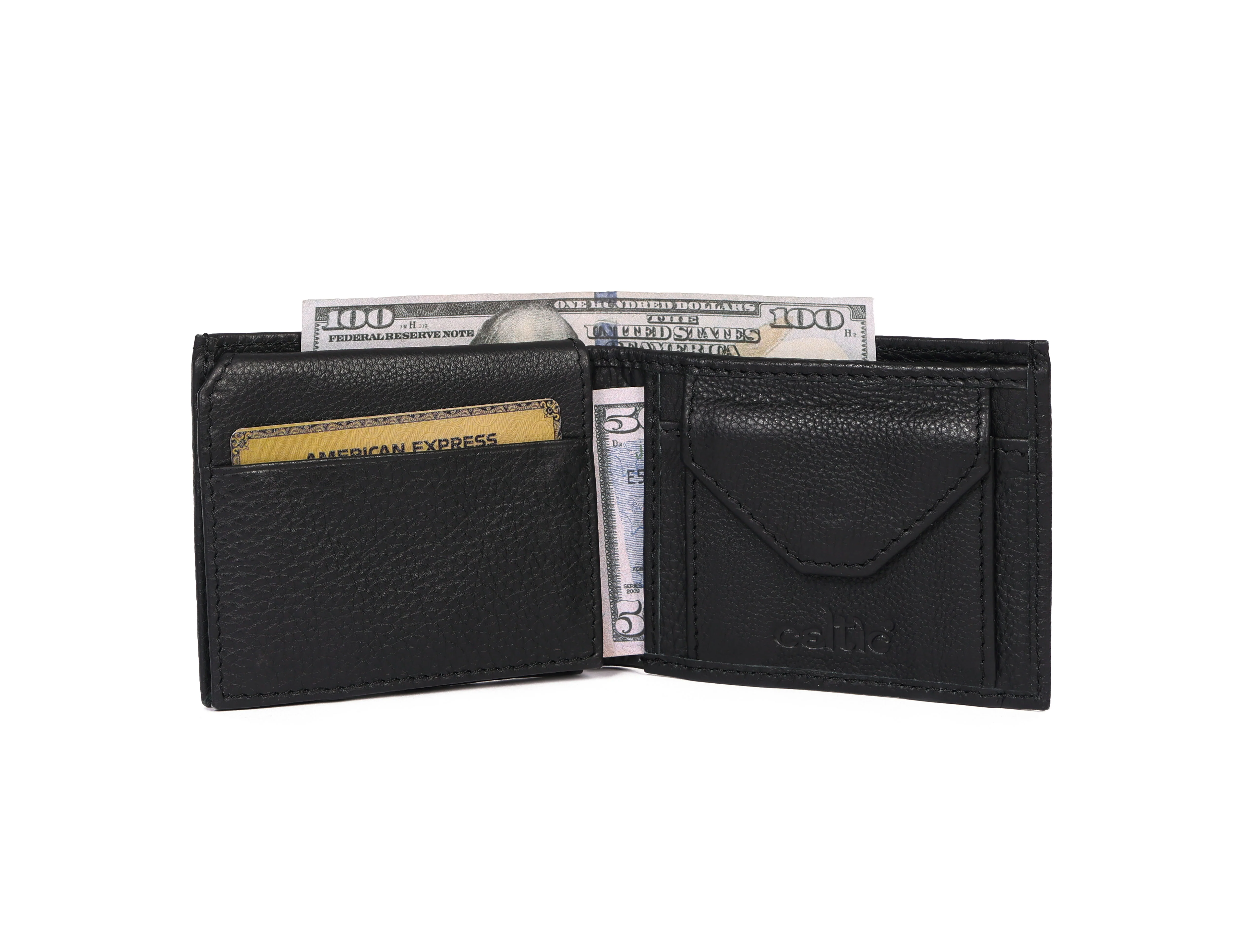 Premium Genuine Leather Bi-Fold Wallet | Sleek Coin Pocket & Card Organizer | Export Quality - Image 8