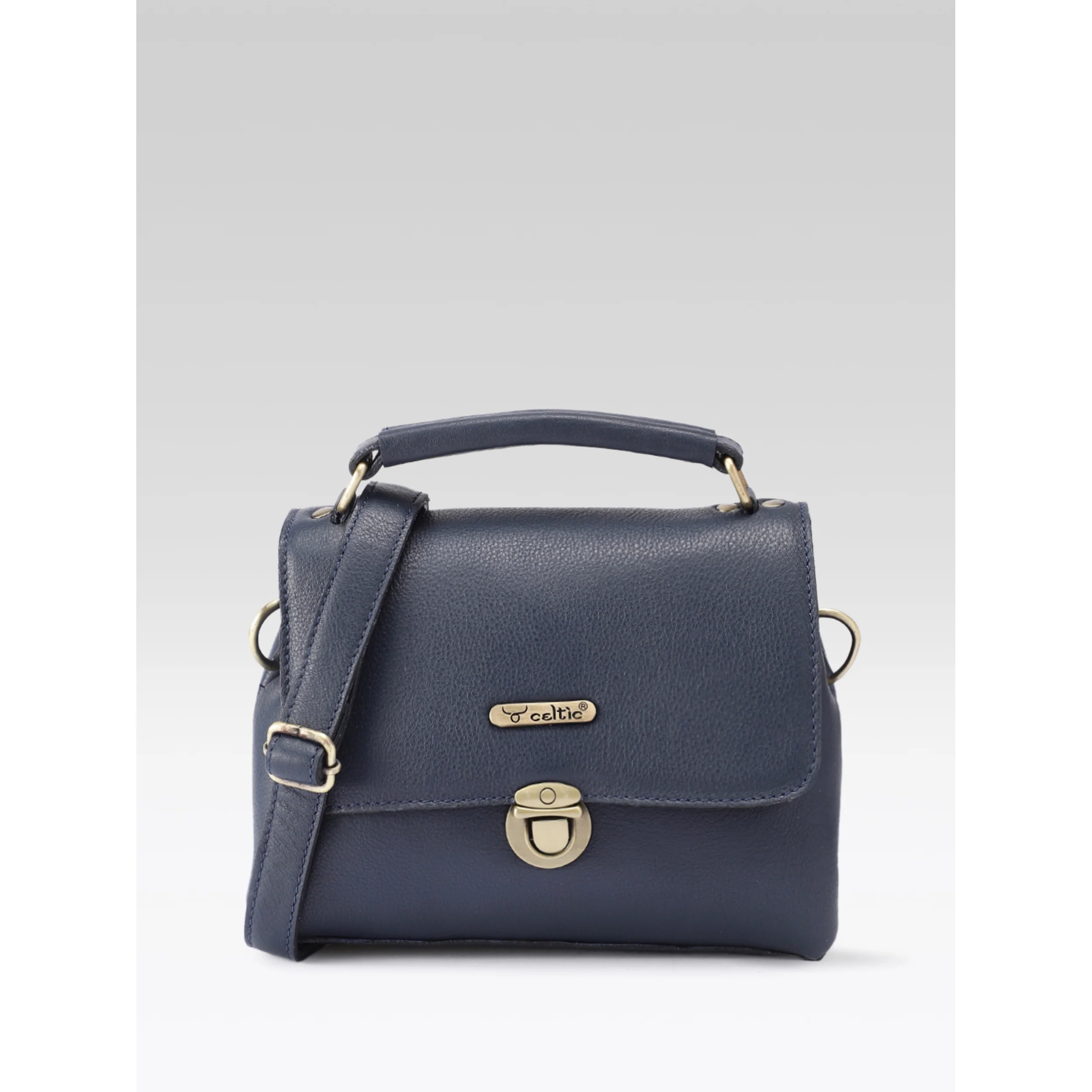 Premium Genuine Leather Satchel hand bag with Detachable Strap - Image 4