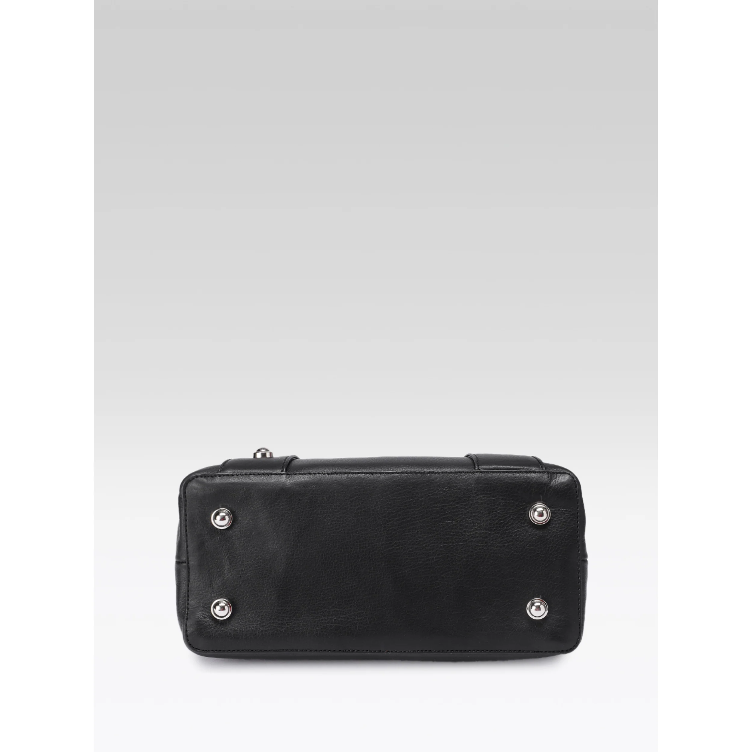 Premium Structured Leather Handbag with Dual Carry Handles, Adjustable Strap & Zip Pocket - Image 26