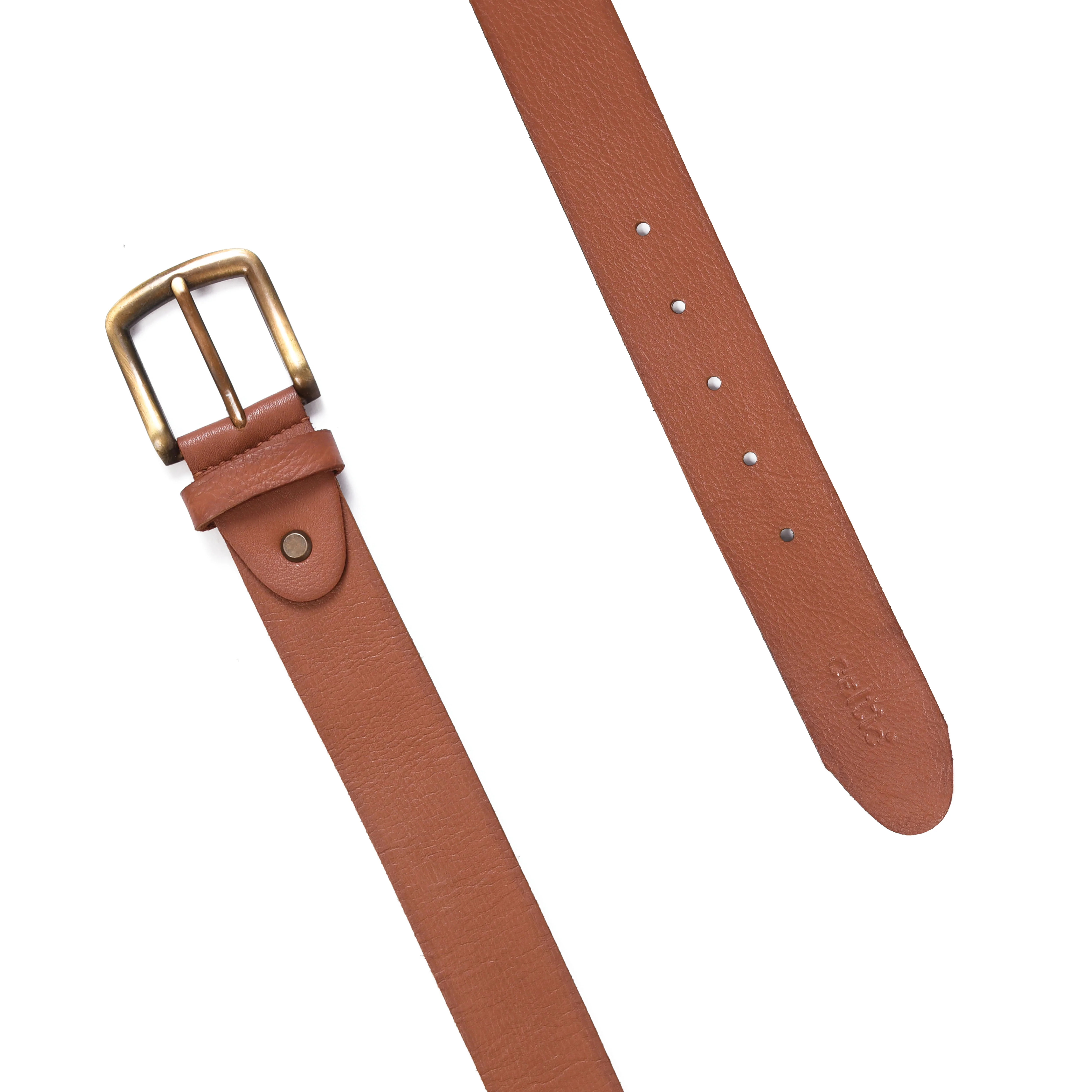 Men Genuine Leather  Waist Accessory Silver Buckle Casual Formal - Image 14