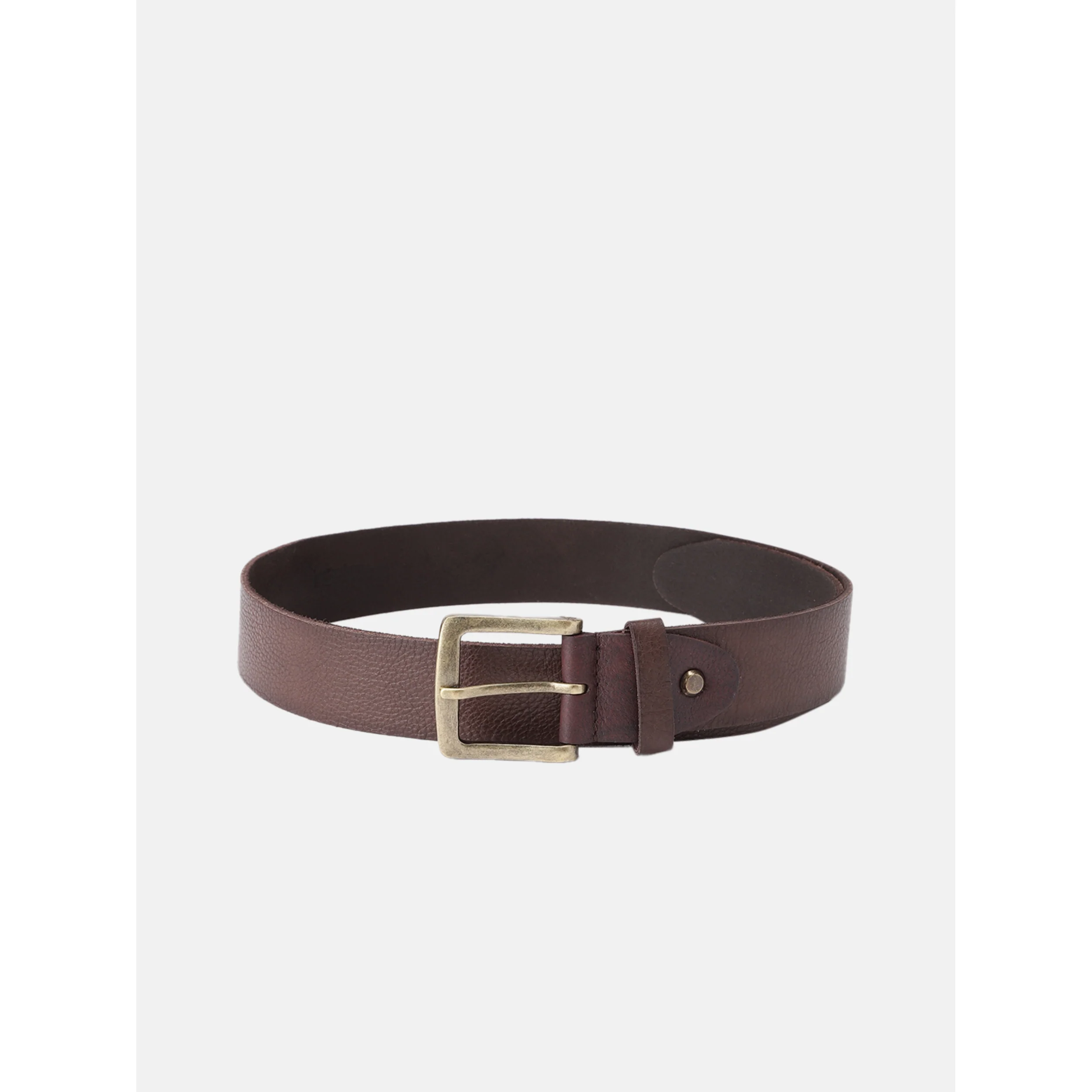 Men Genuine Leather  Waist Accessory Silver Buckle Casual Formal - Image 21