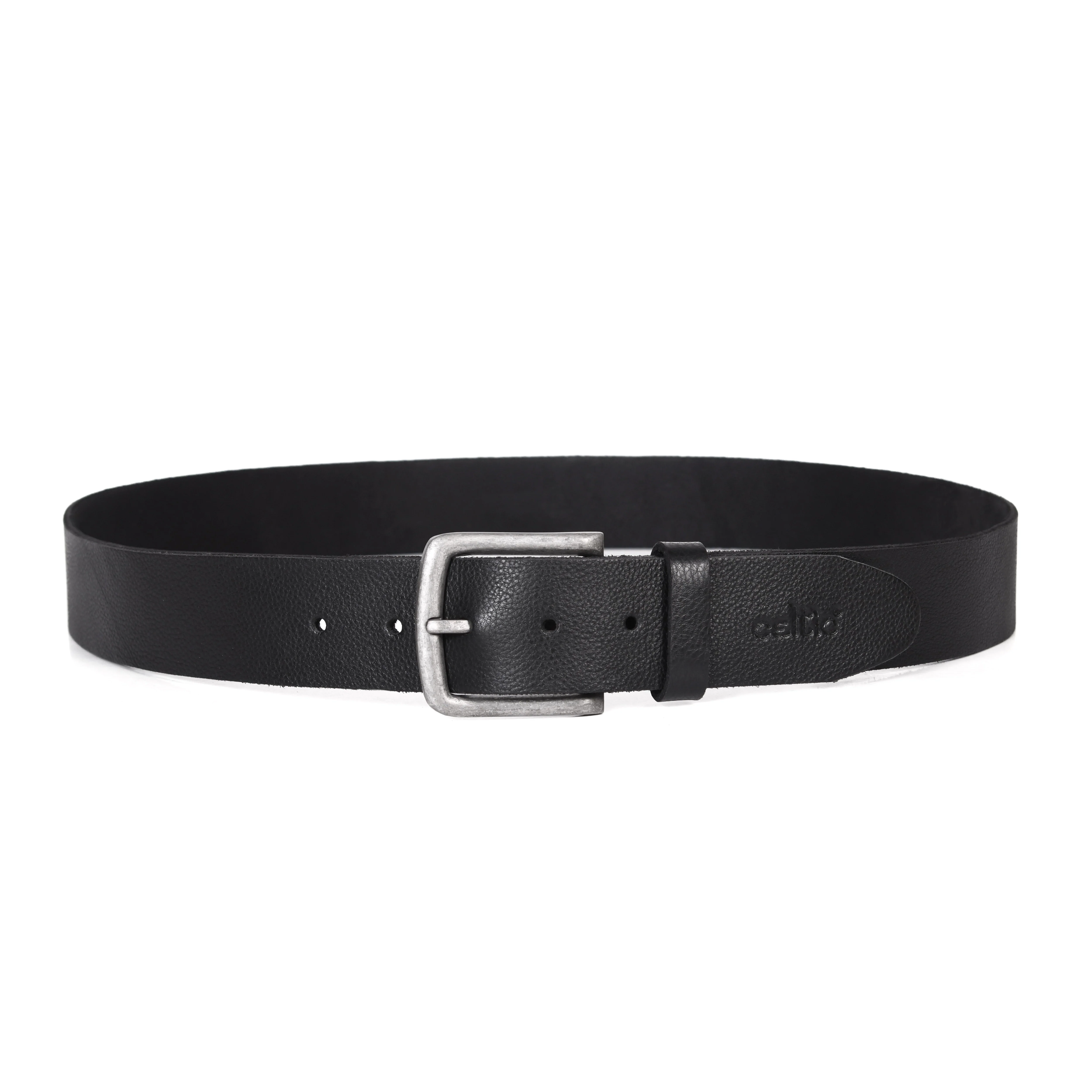 Men Genuine Leather  Waist Accessory Silver Buckle Casual Formal - Image 4