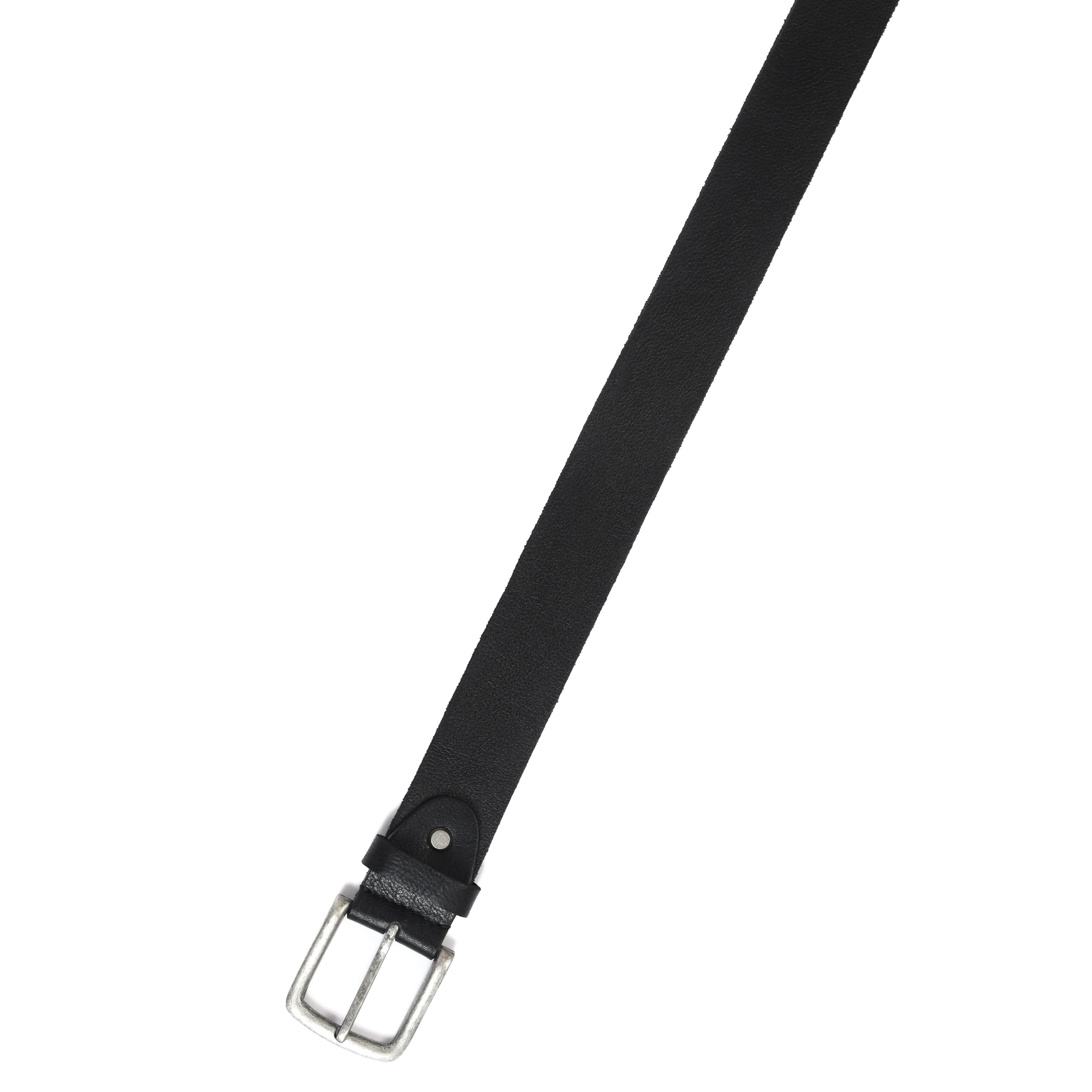 Men Genuine Leather  Waist Accessory Silver Buckle Casual Formal - Image 9