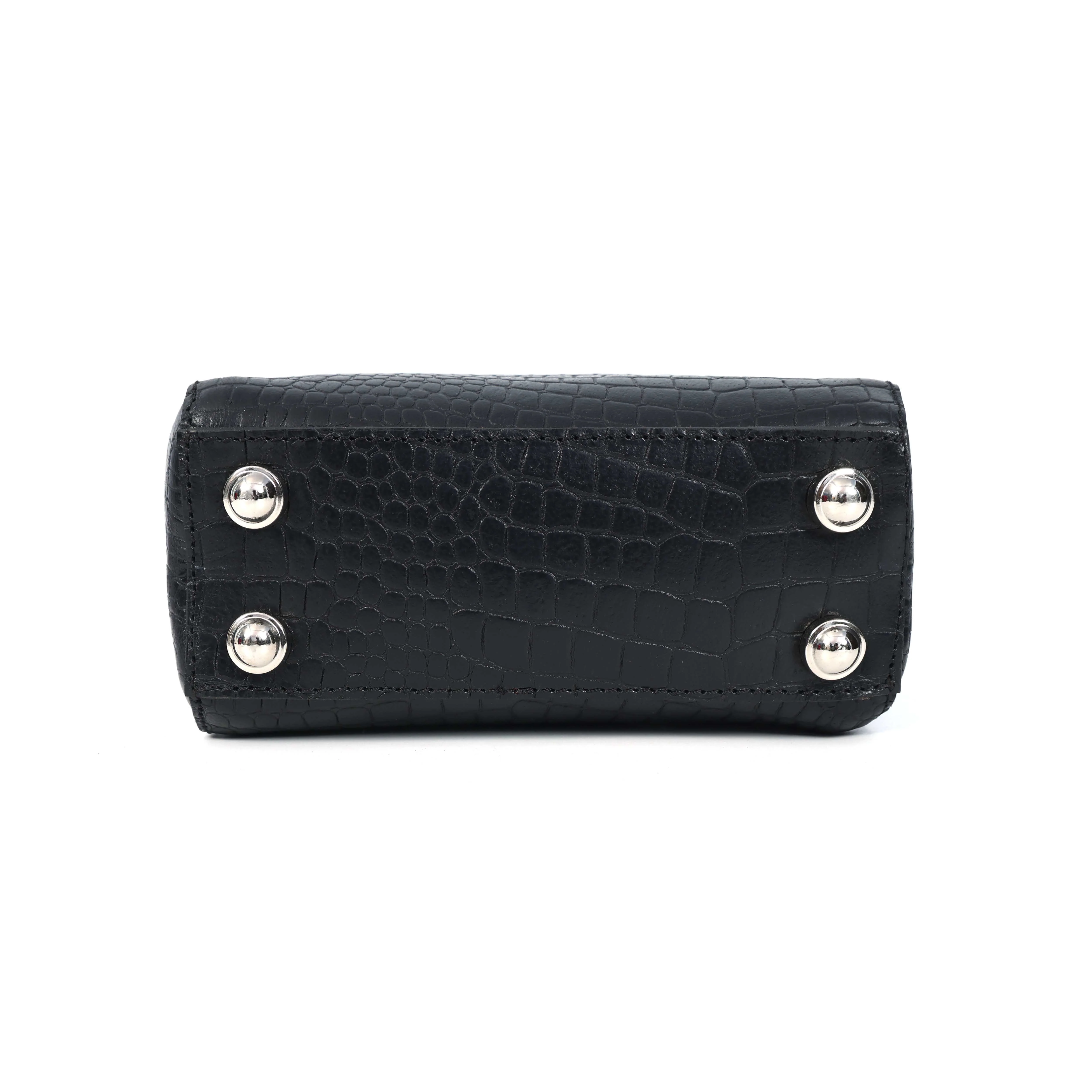 Stylish Leather Croco Print Sling Bag ’?????? Chic & Versatile. BG-1621 - Image 13