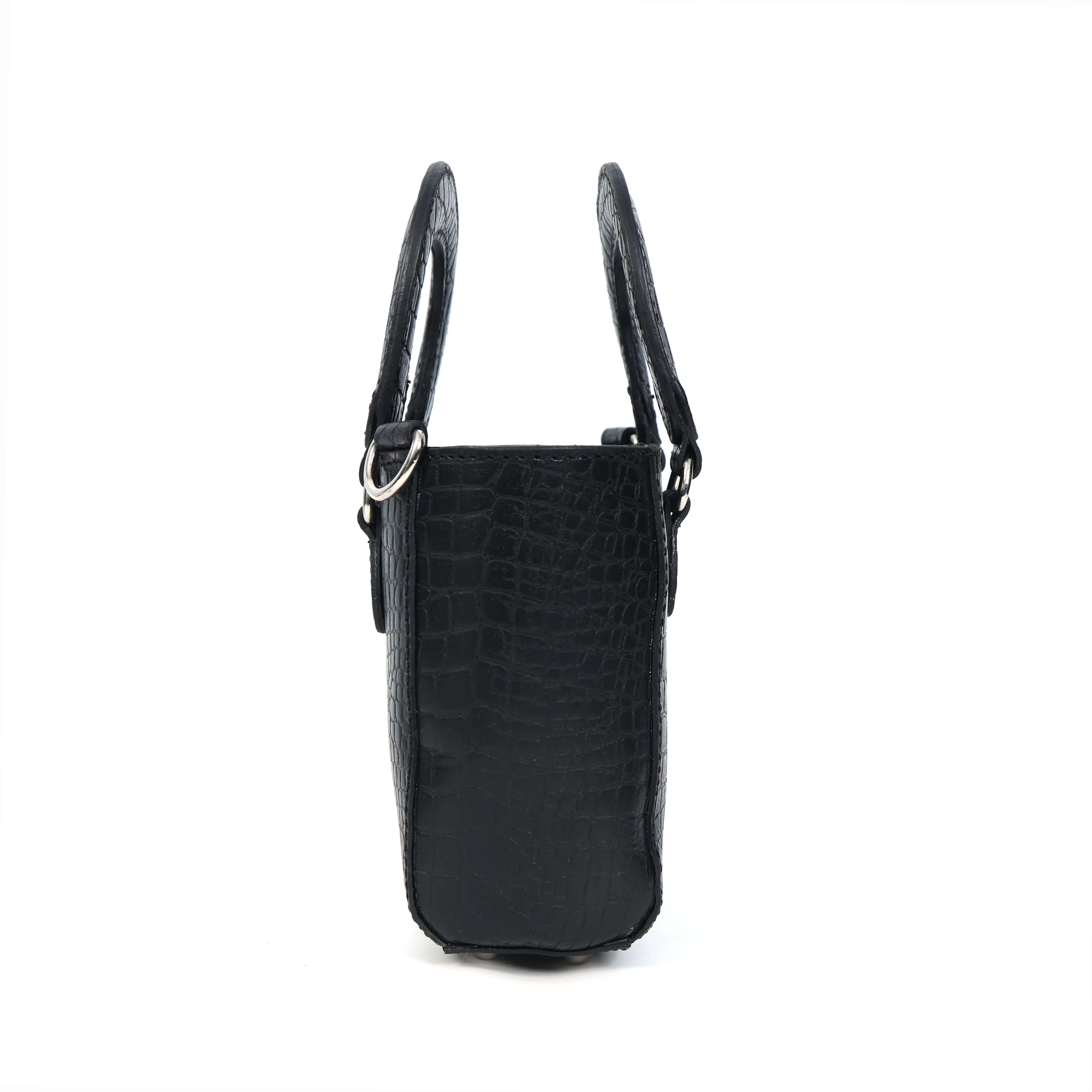Stylish Leather Croco Print Sling Bag ’?????? Chic & Versatile. BG-1621 - Image 16