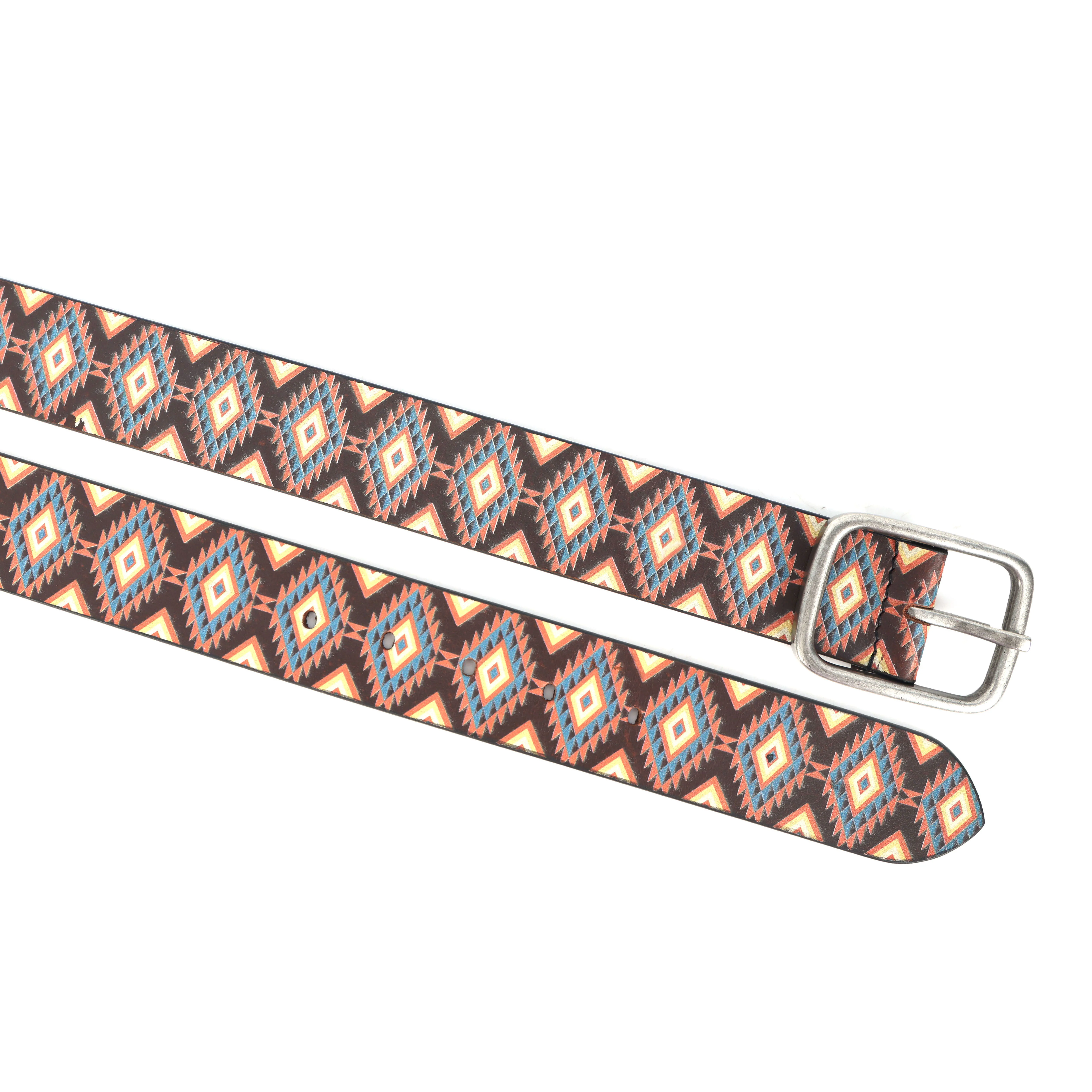 Unisex Handcrafted Tribal Pattern Belt With Durable Buckle Stylish Ethnic Casual Wear - Image 7