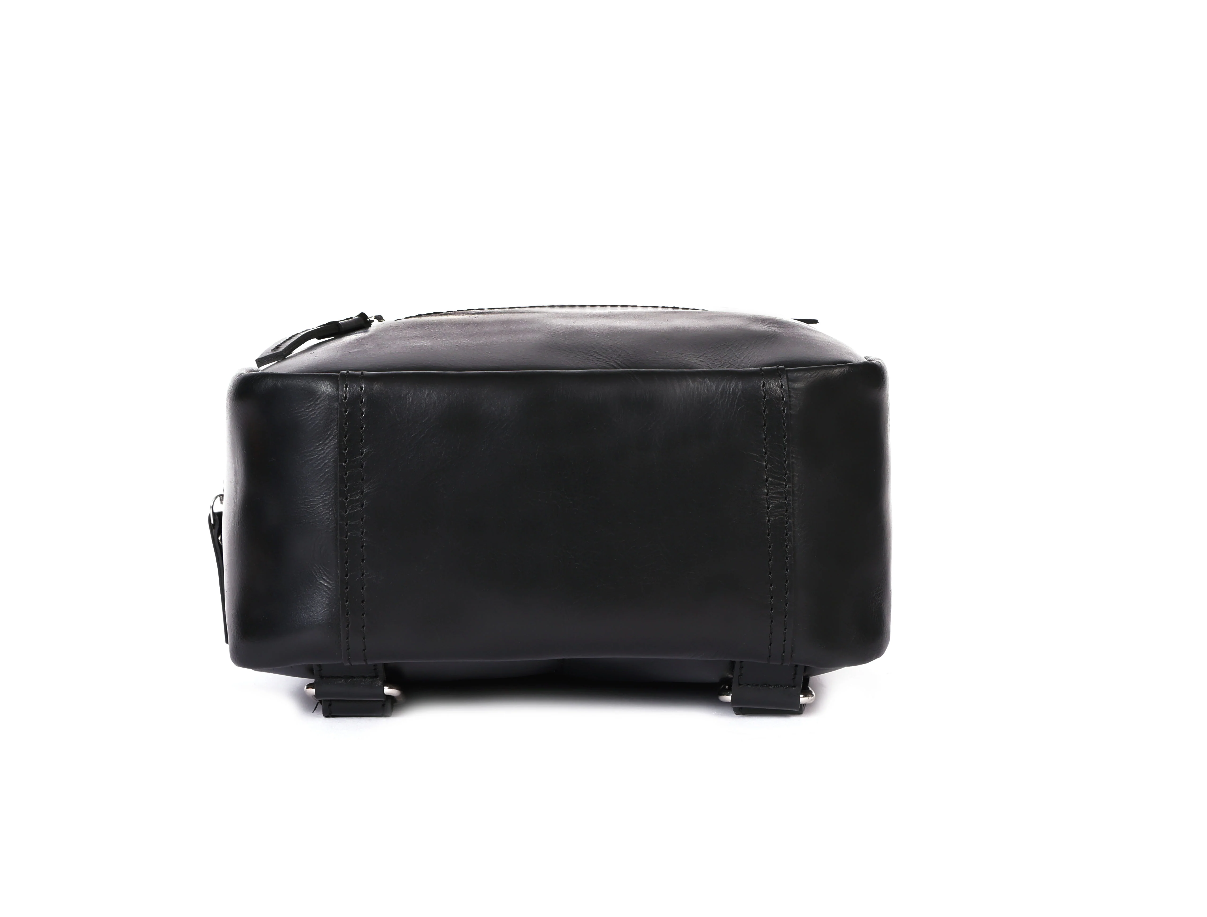 Premium Genuine Leather Backpack for Women | Minimal Structured Design with Front Zip Pocket - Image 6